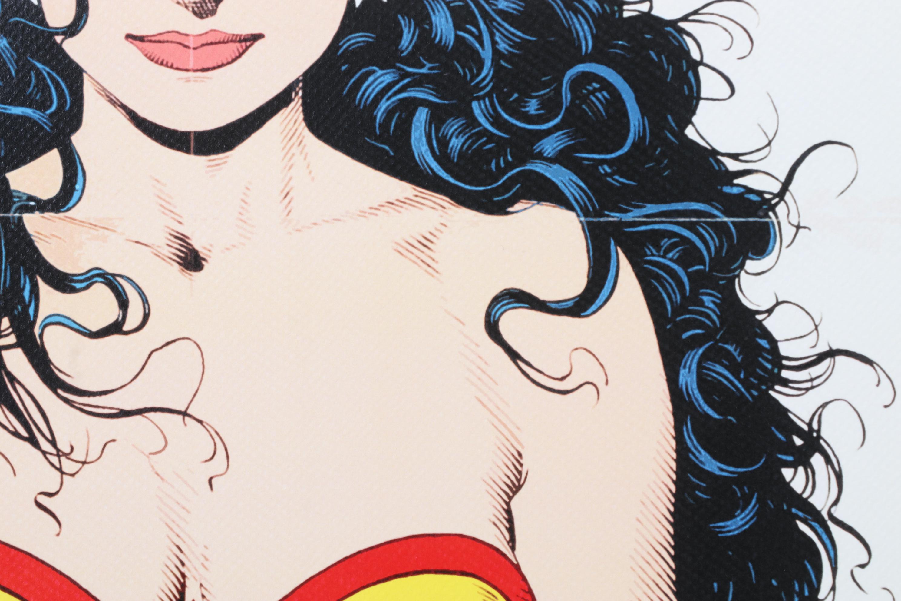 Death NYC Pop Art Graphic Print Homage To Tiffany & Co. and Wonder Woman