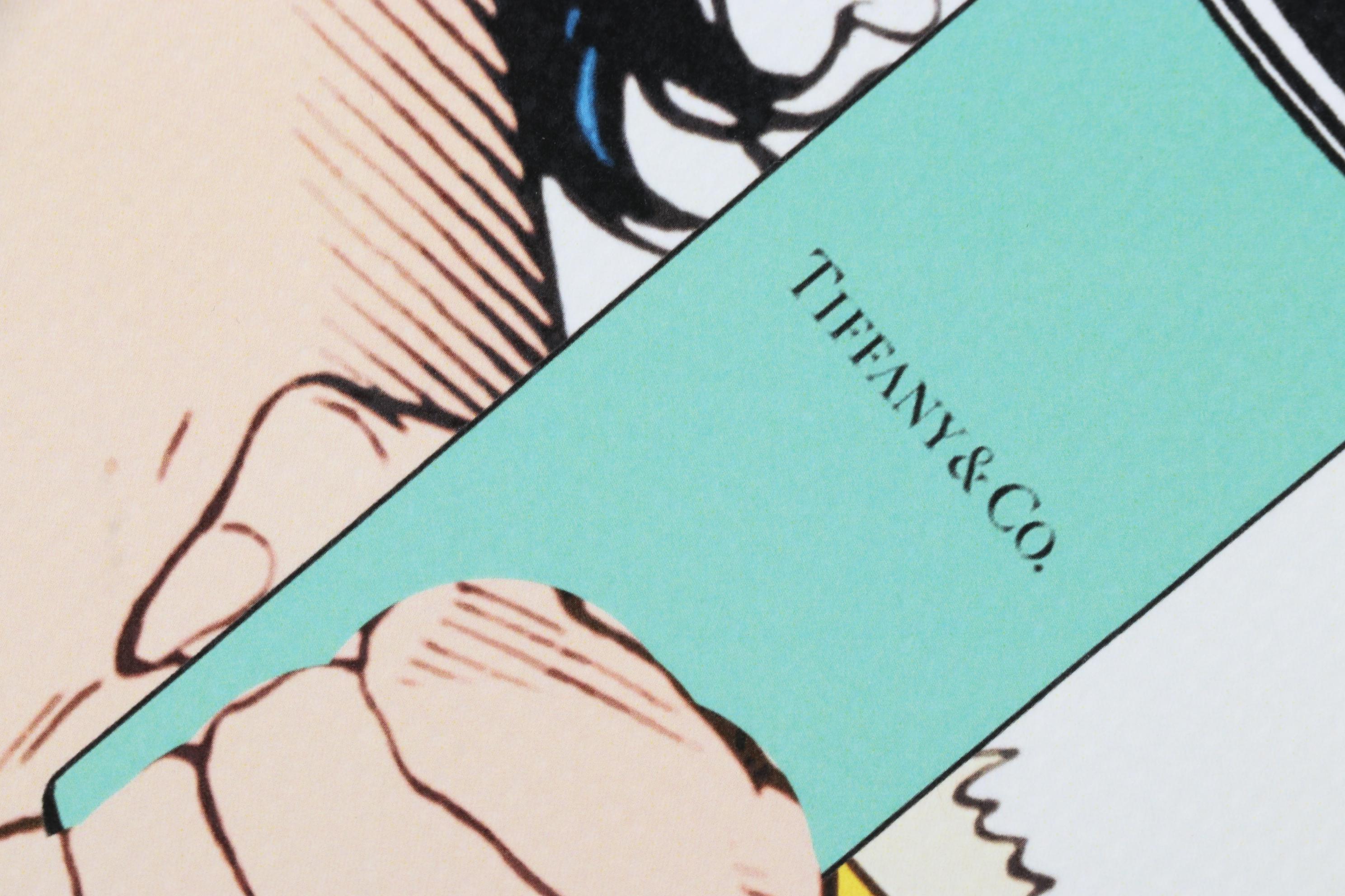 Death NYC Pop Art Graphic Print Homage To Tiffany & Co. and Wonder Woman