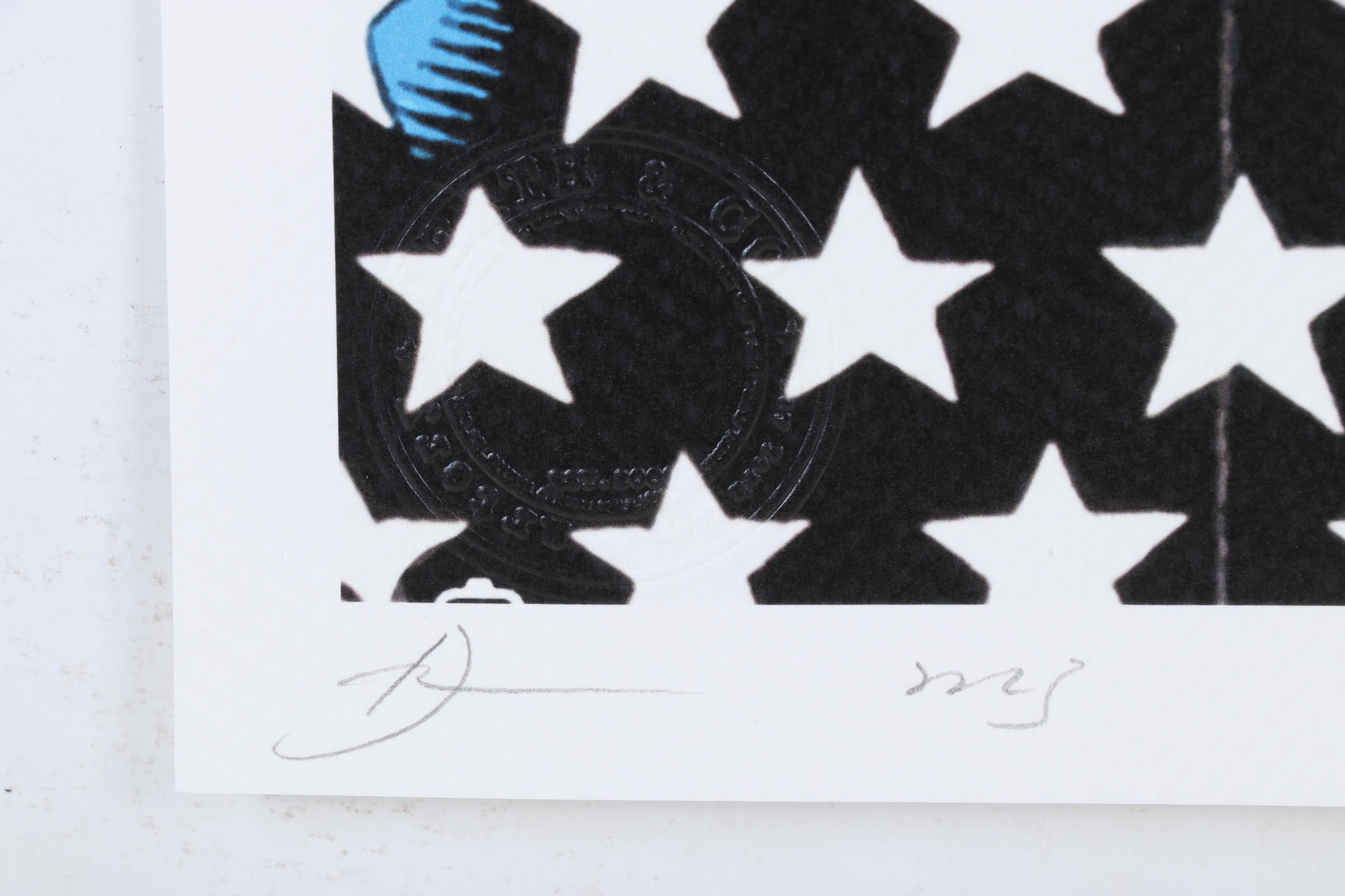 Death NYC Pop Art Graphic Print Homage To Tiffany & Co. and Wonder Woman