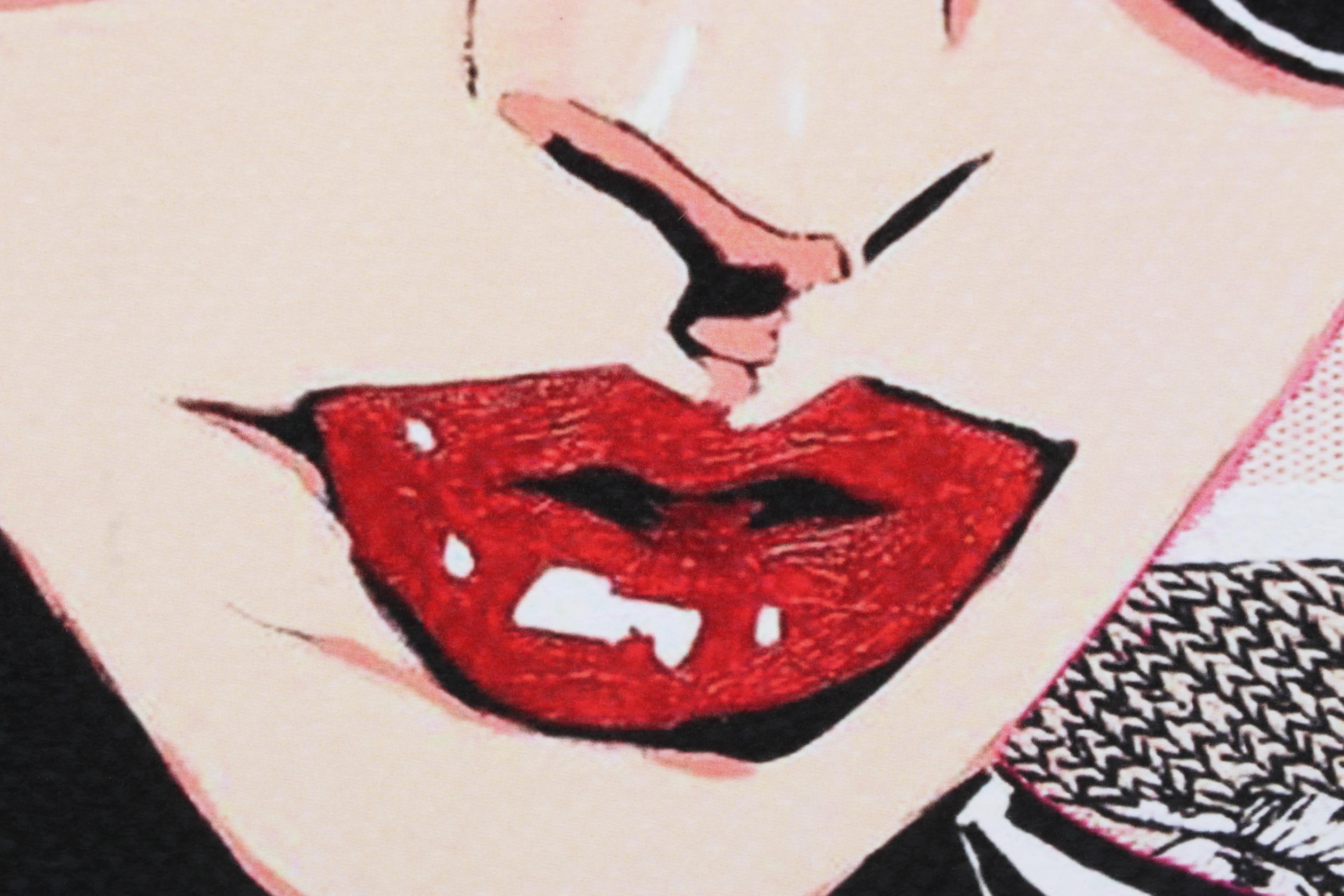 Death NYC Pop Art Graphic Print Homage To Dior Featuring Catwoman, 2023