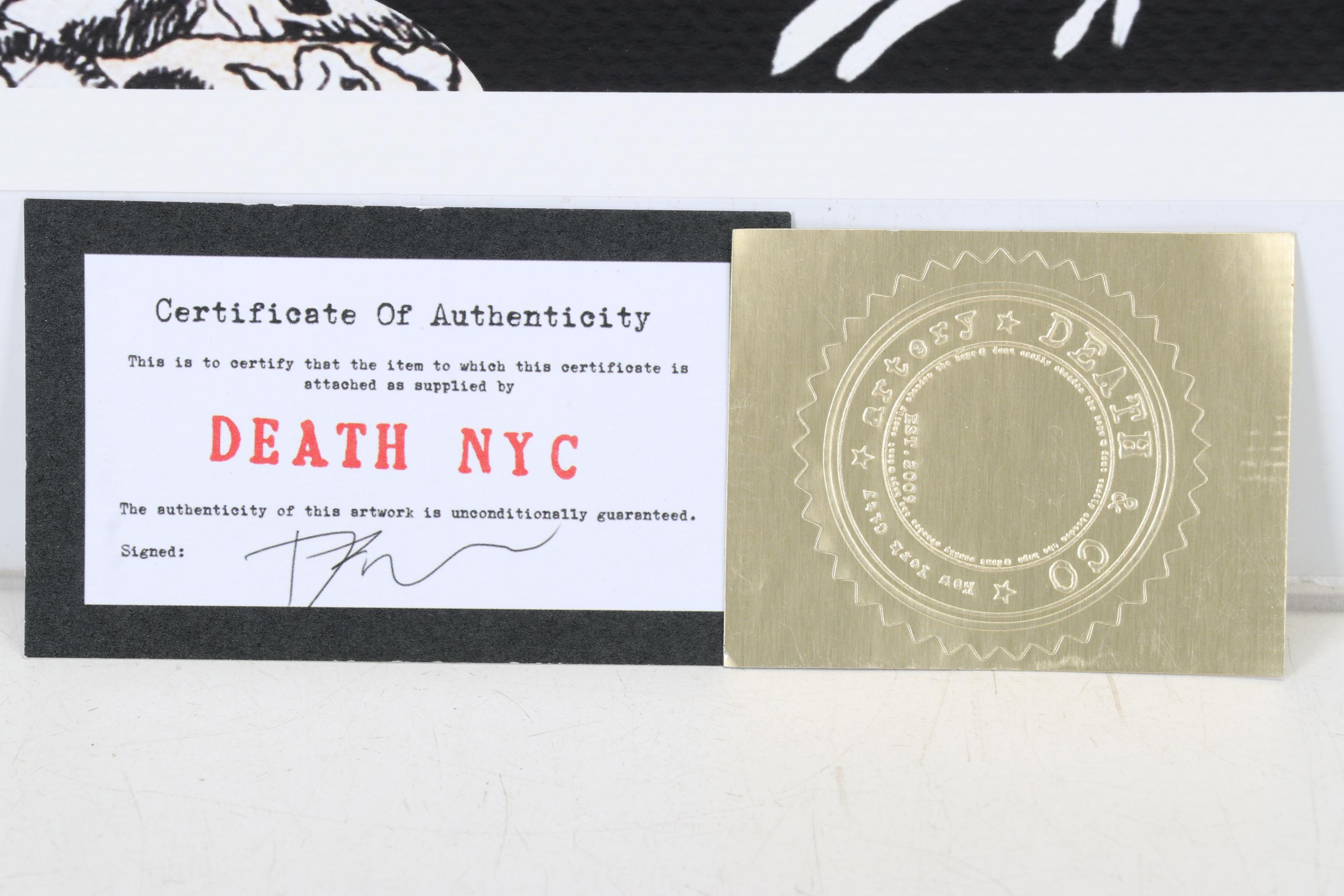 Death NYC Pop Art Graphic Print Homage To Dior Featuring Catwoman, 2023