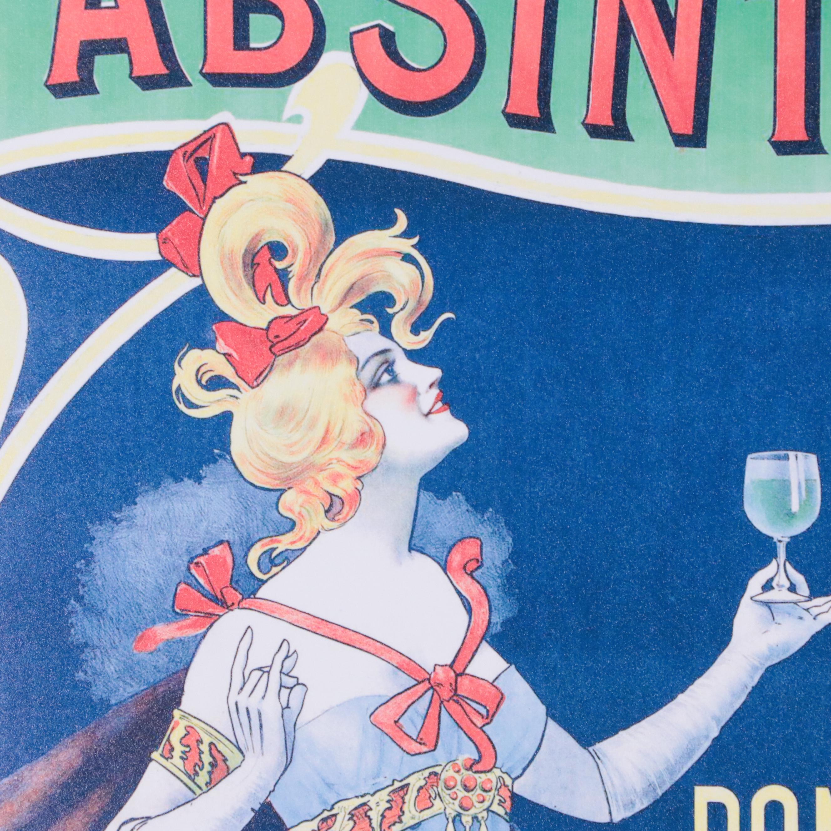 Giclée After Absinthe Advertising Poster, 21st Century