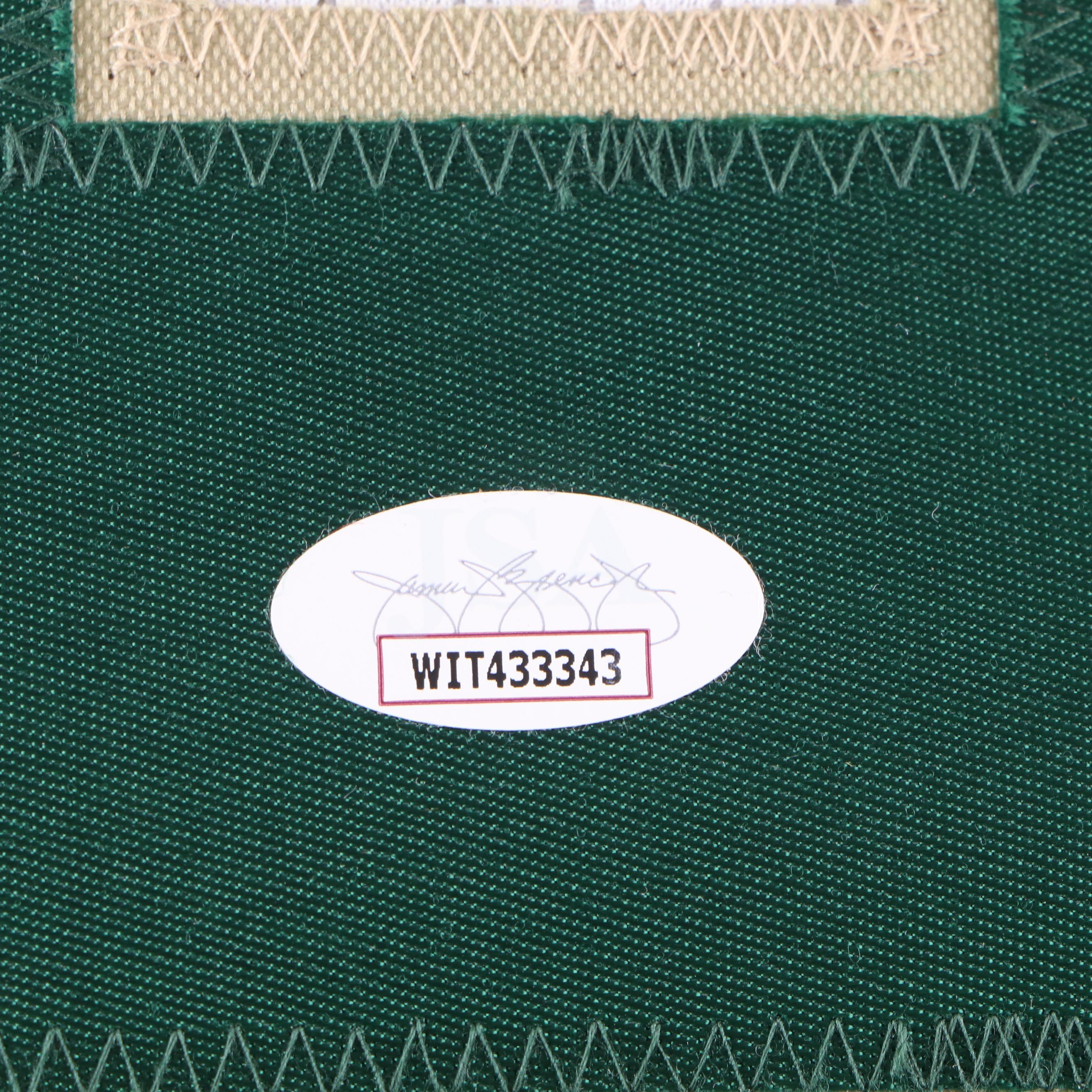 Lou Holtz Signed Notre Dame Fighting Irish Football Jersey