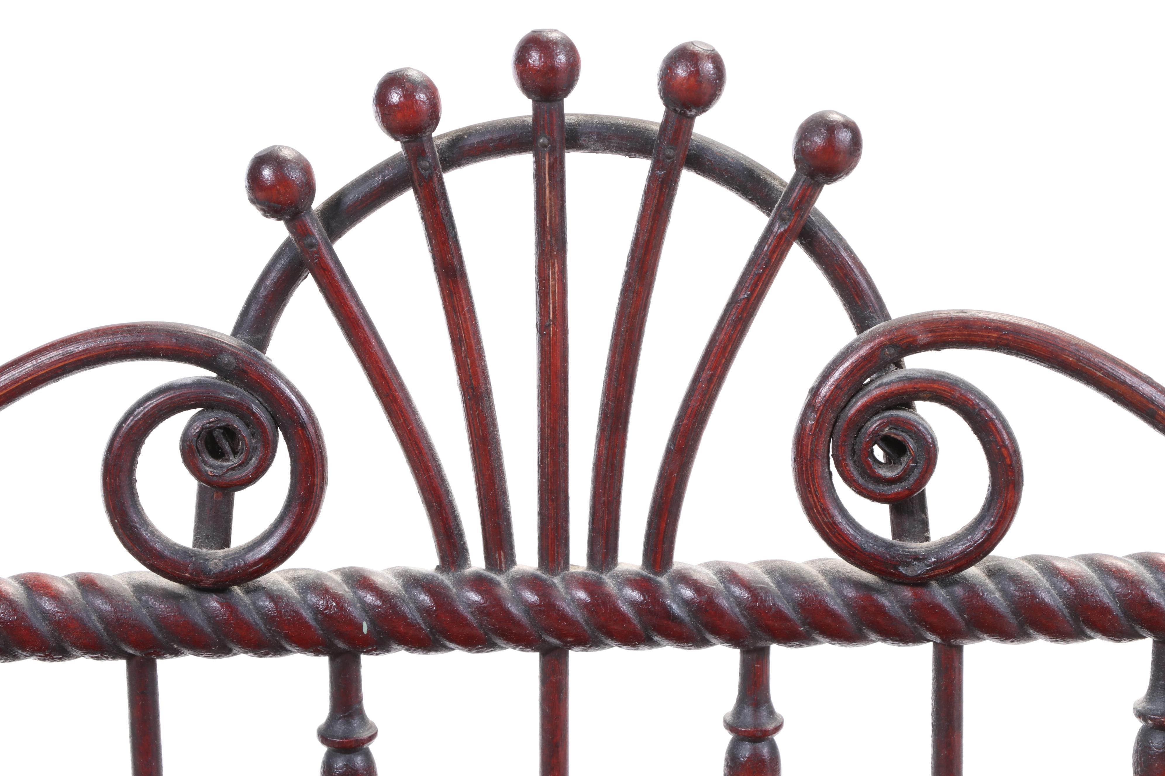 Victorian Mahogany Finish Bookshelf, Late 19th Century