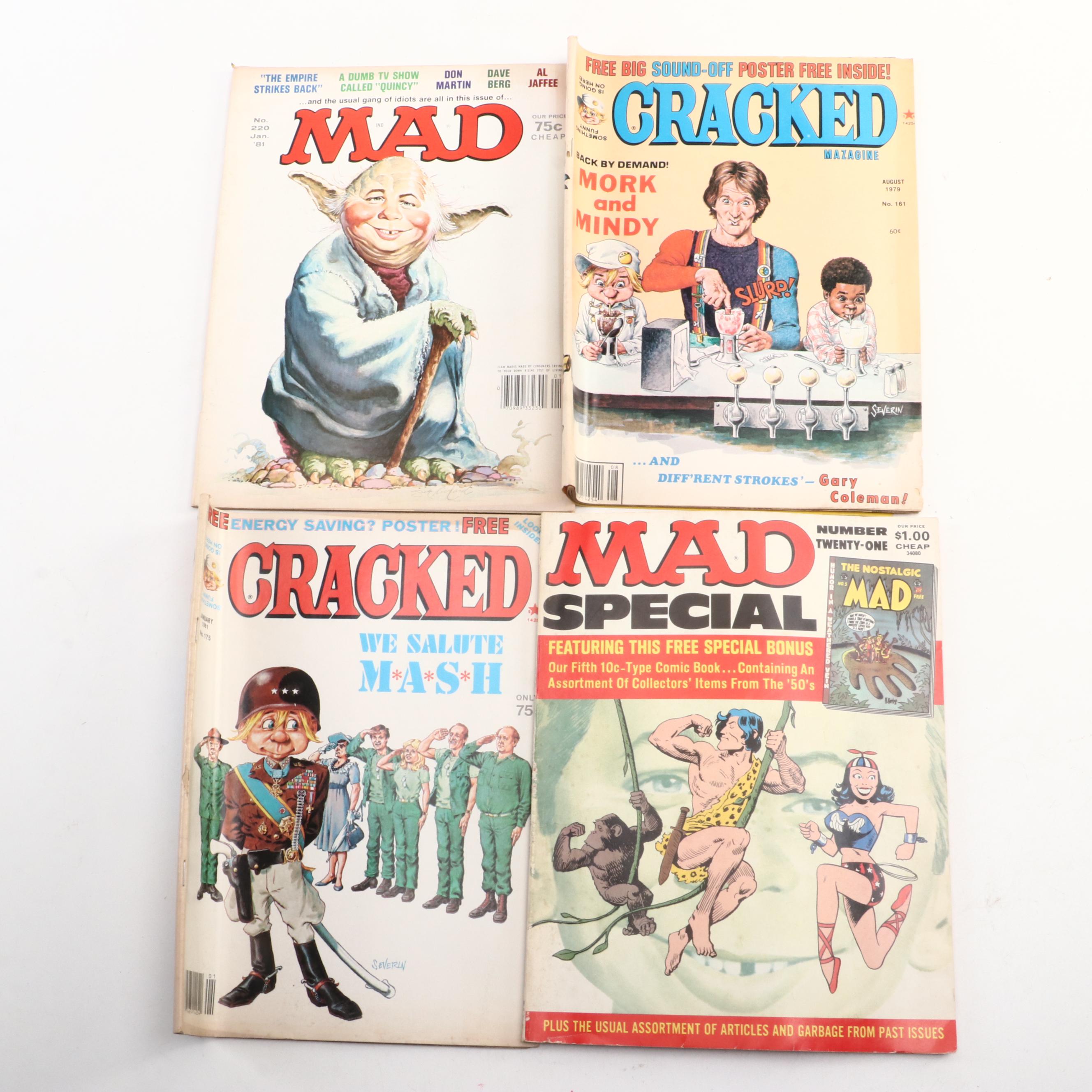 "MAD", "Cracked", and More Comedic Magazines, Late 20th Century