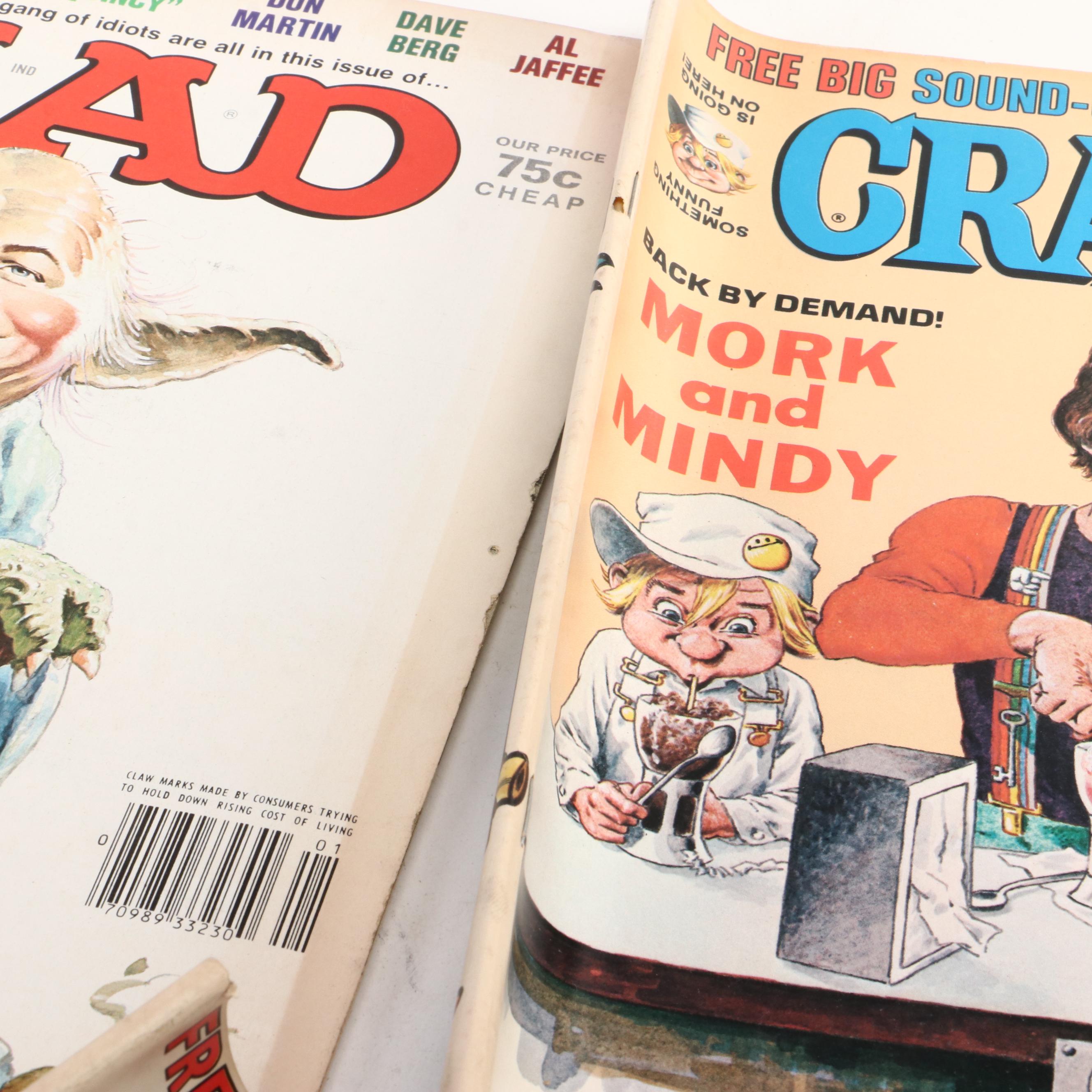 "MAD", "Cracked", and More Comedic Magazines, Late 20th Century