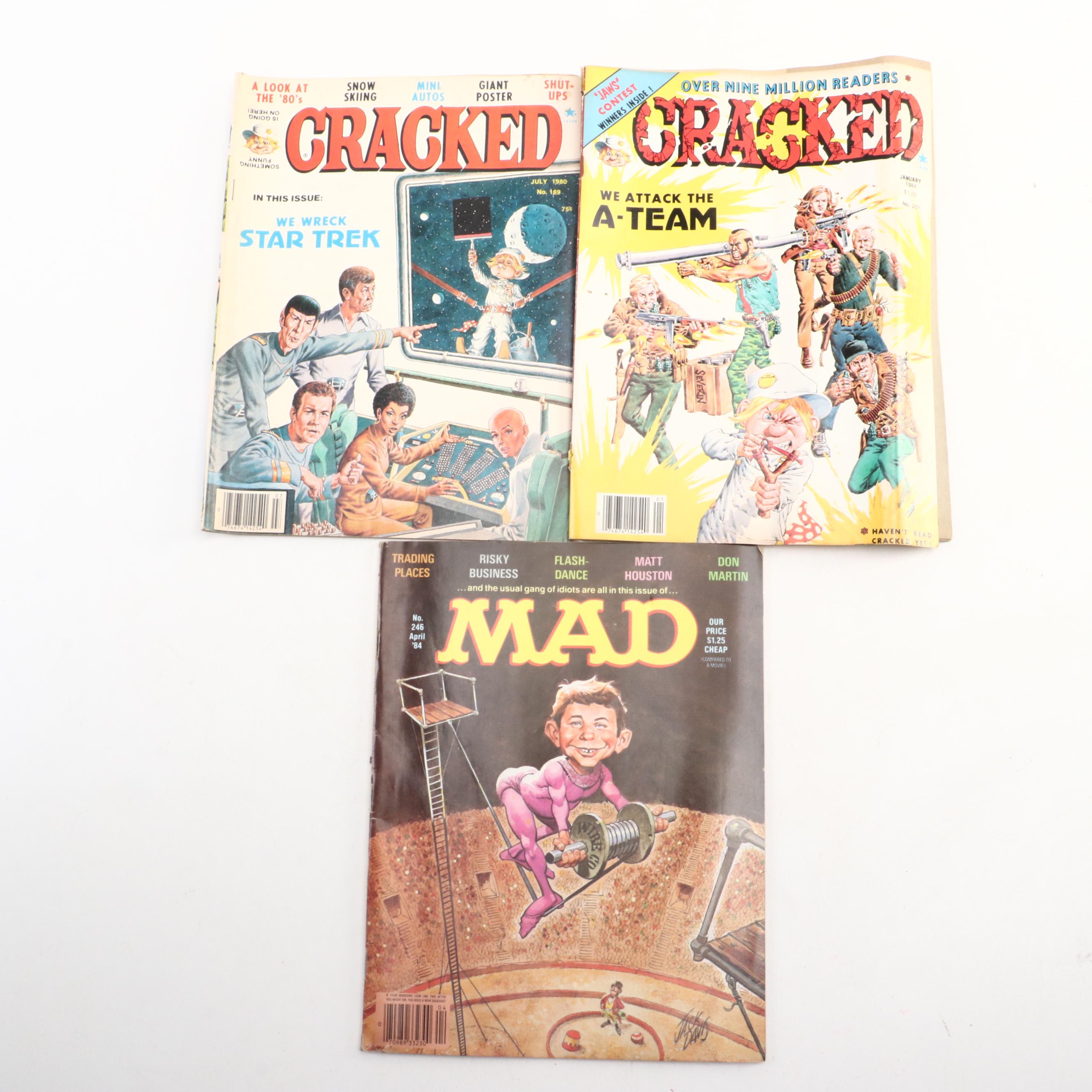 "MAD", "Cracked", and More Comedic Magazines, Late 20th Century