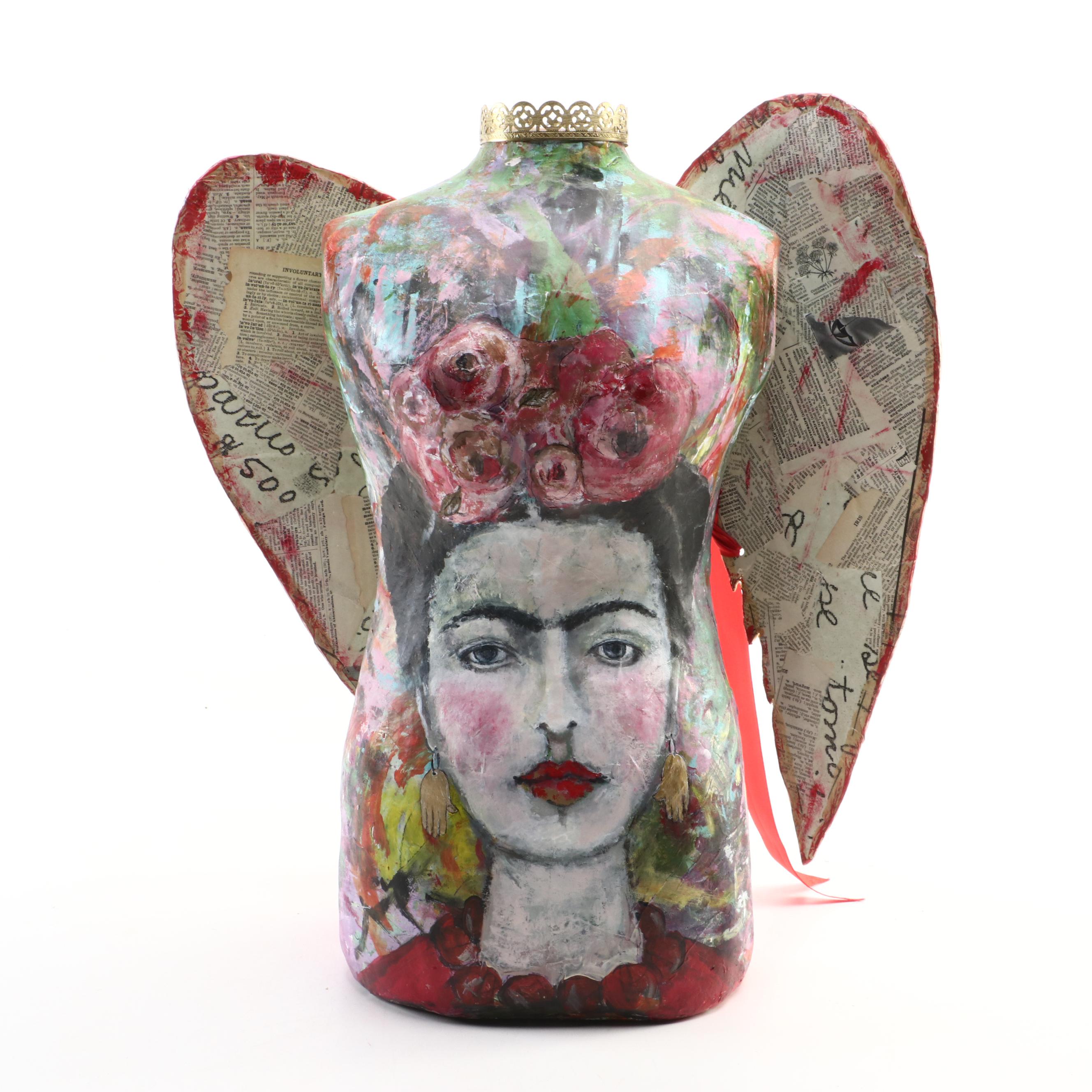 Robin Dudley Howes Papier-Mâché Figural Sculpture "Viva Frida," 2016