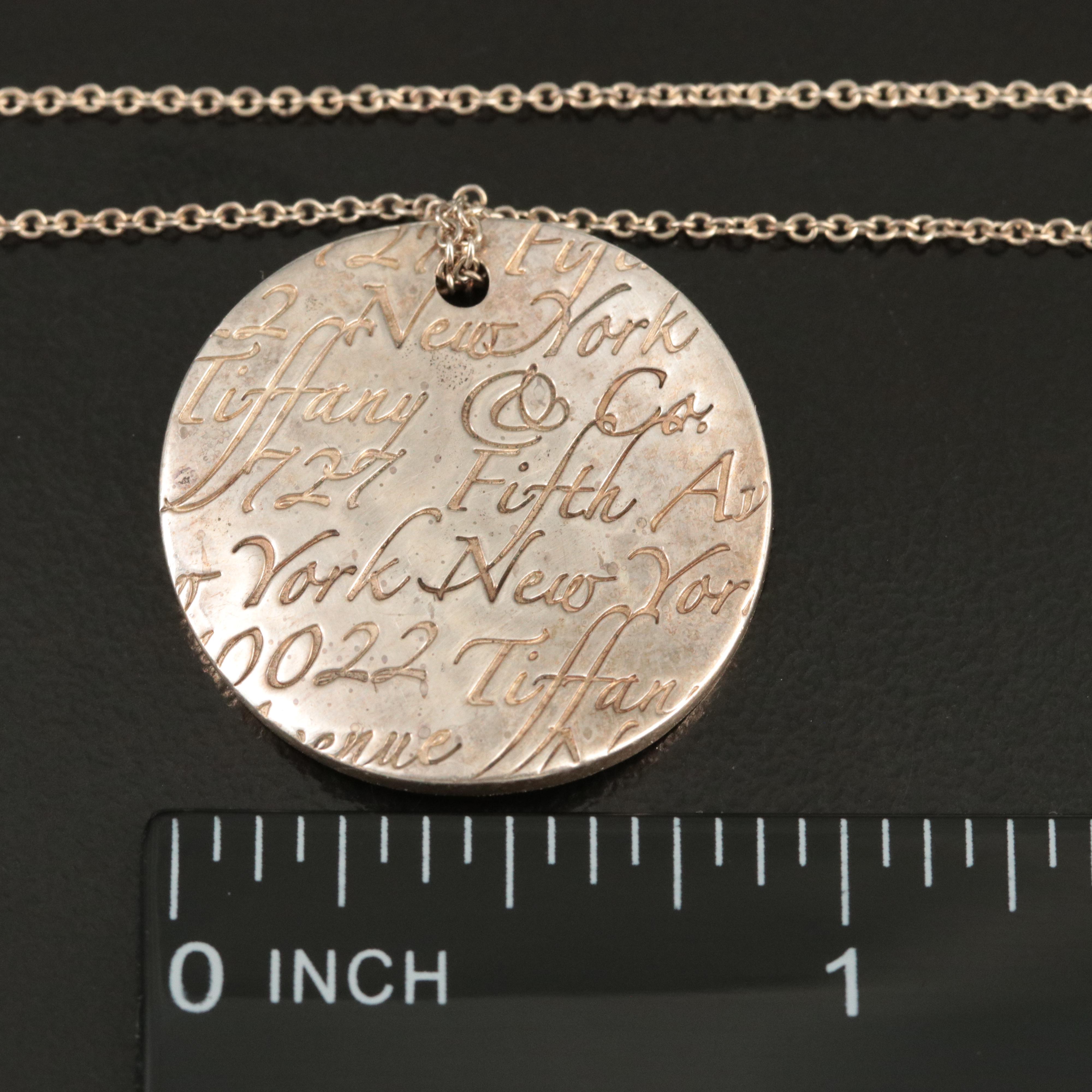 Tiffany & Co. "Notes" Sterling Necklace