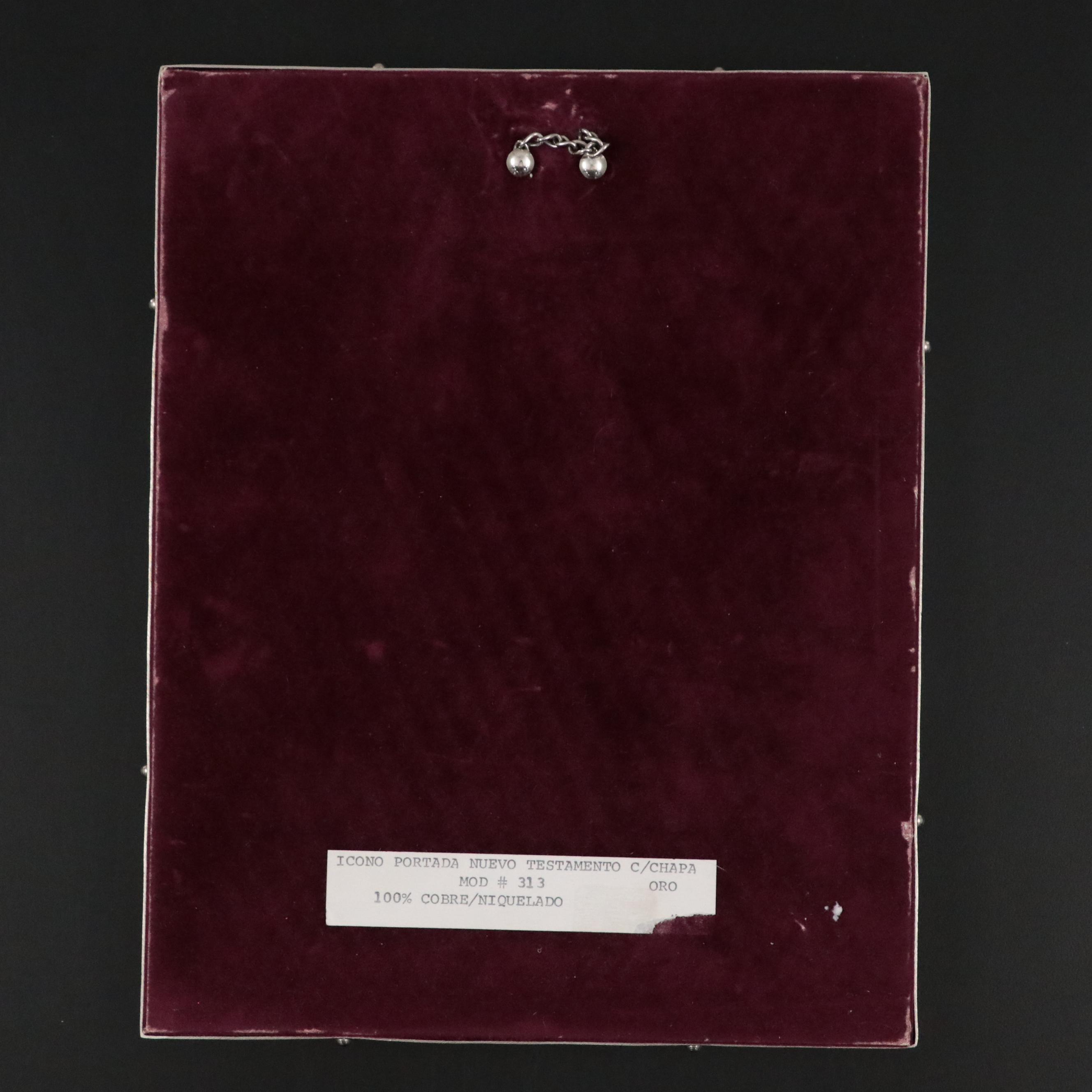 Eastern Orthodox "Book of Gospels" Design Parcel-Gilt Icon