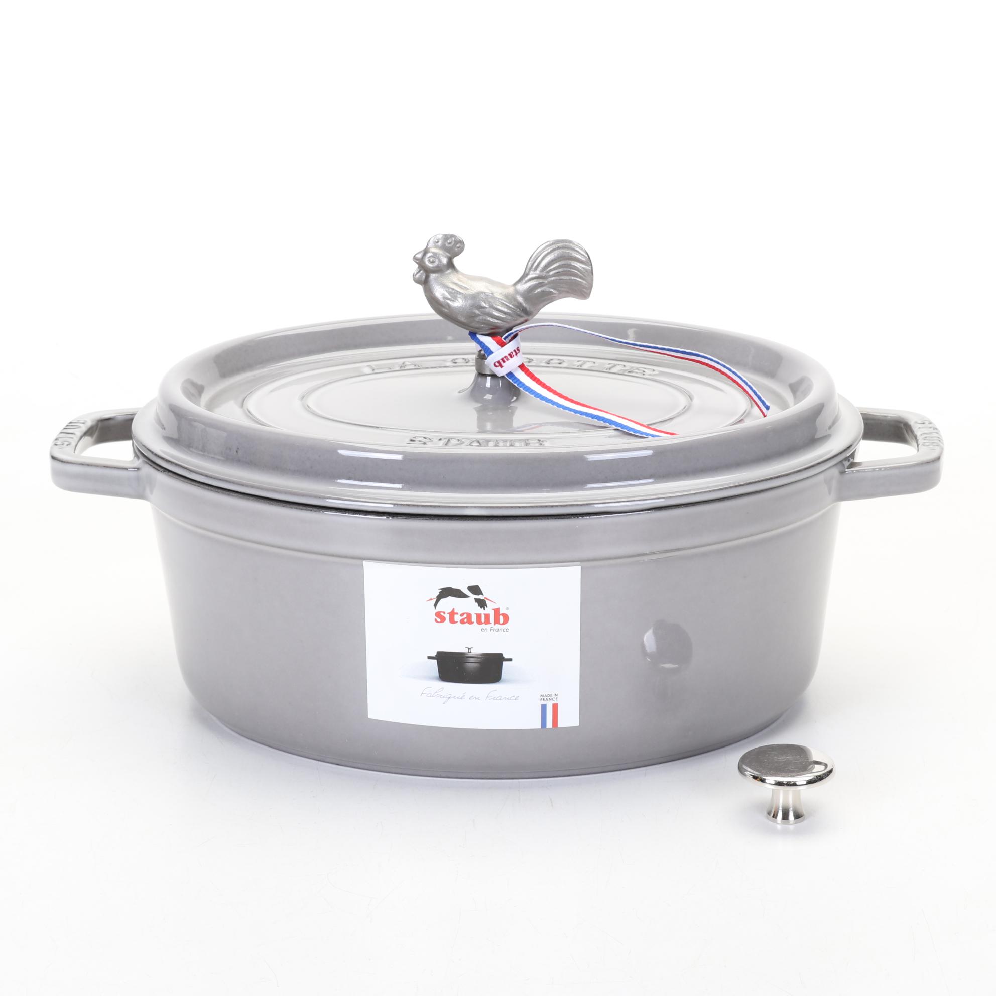 Staub en France Enameled Cast Iron Dutch Oven