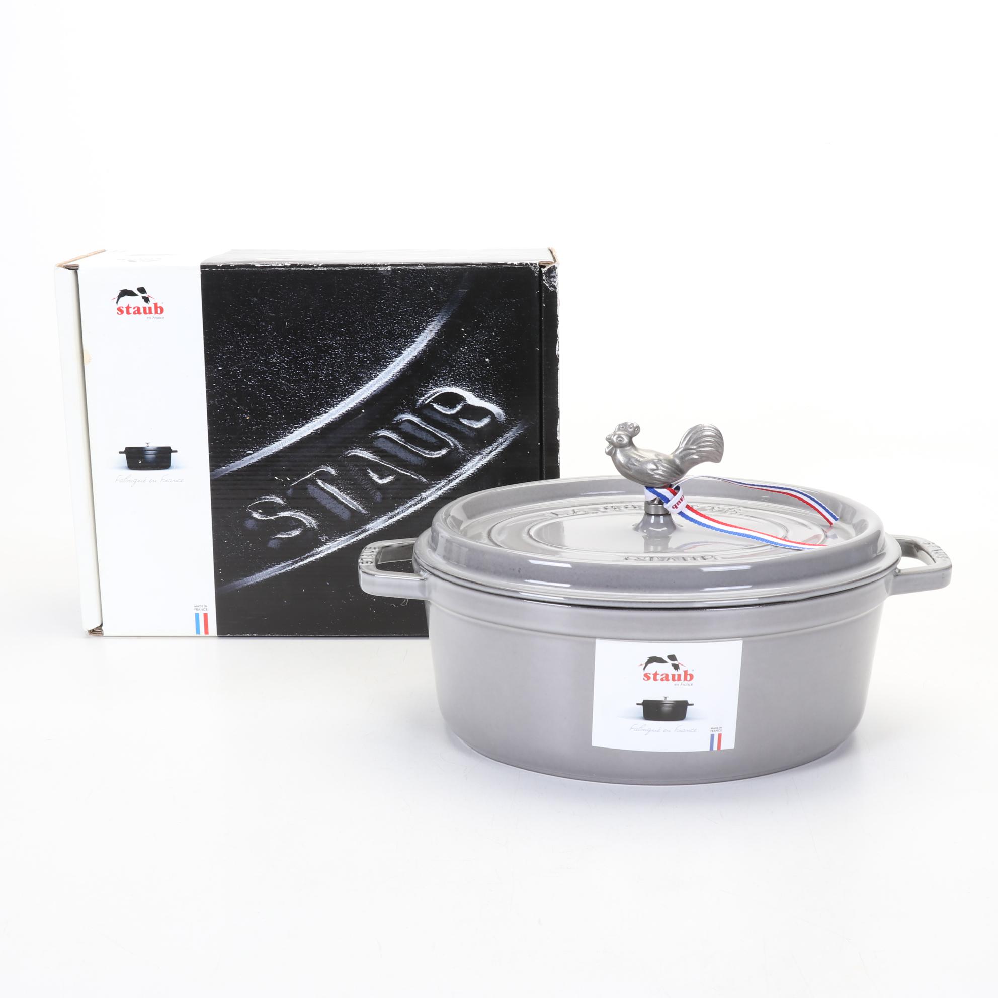 Staub en France Enameled Cast Iron Dutch Oven