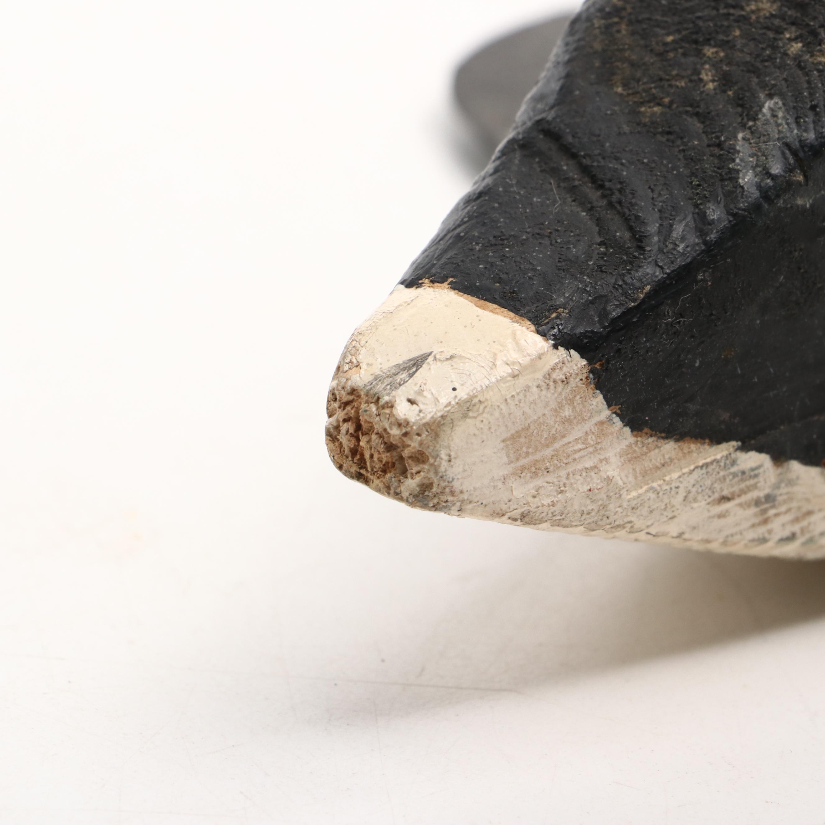 Handcrafted Wooden and Metal Spear Fishing Decoy, Vintage