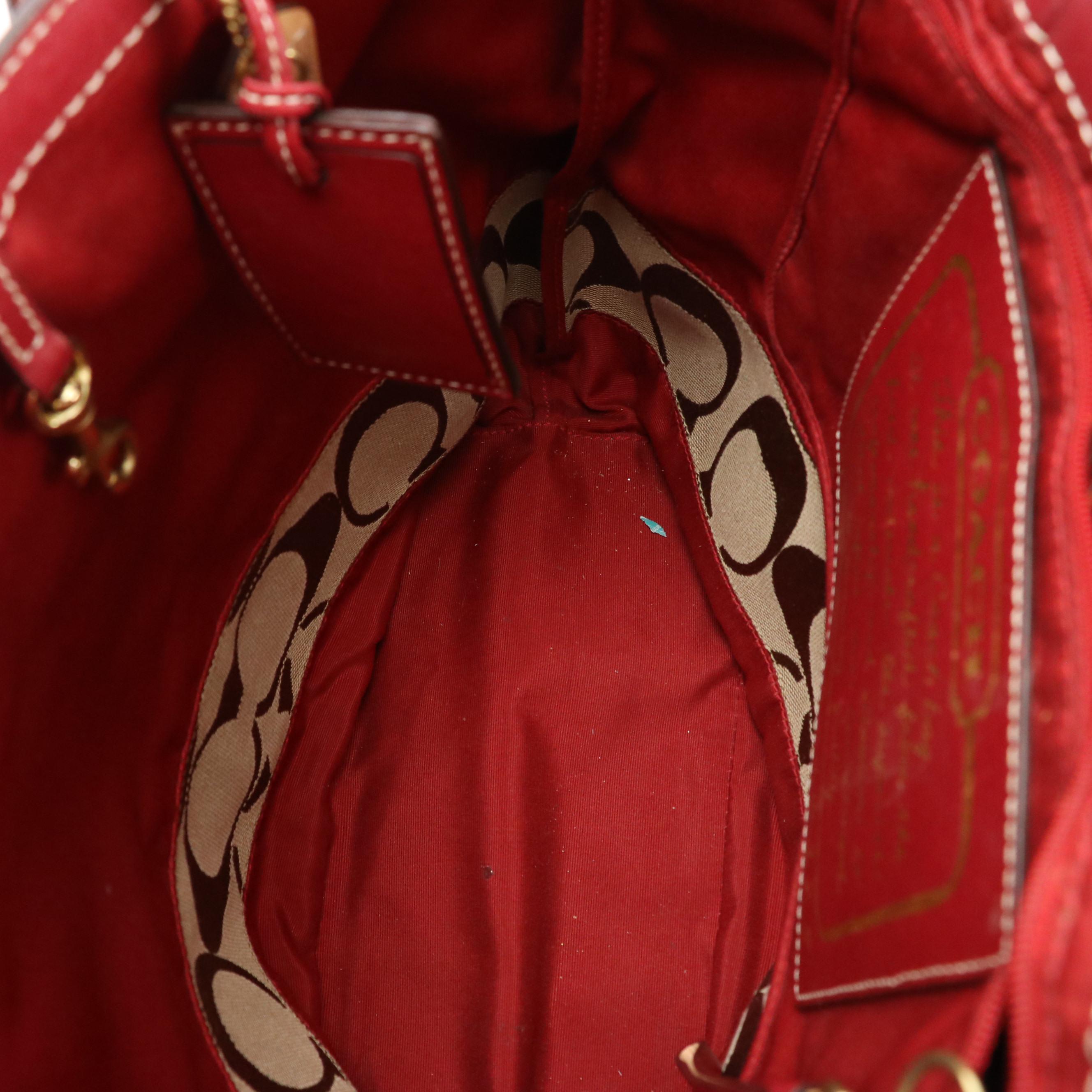 Coach Signature C Canvas Tri-Fold Wallet, Shoulder Bags & Signature Stripe Tote