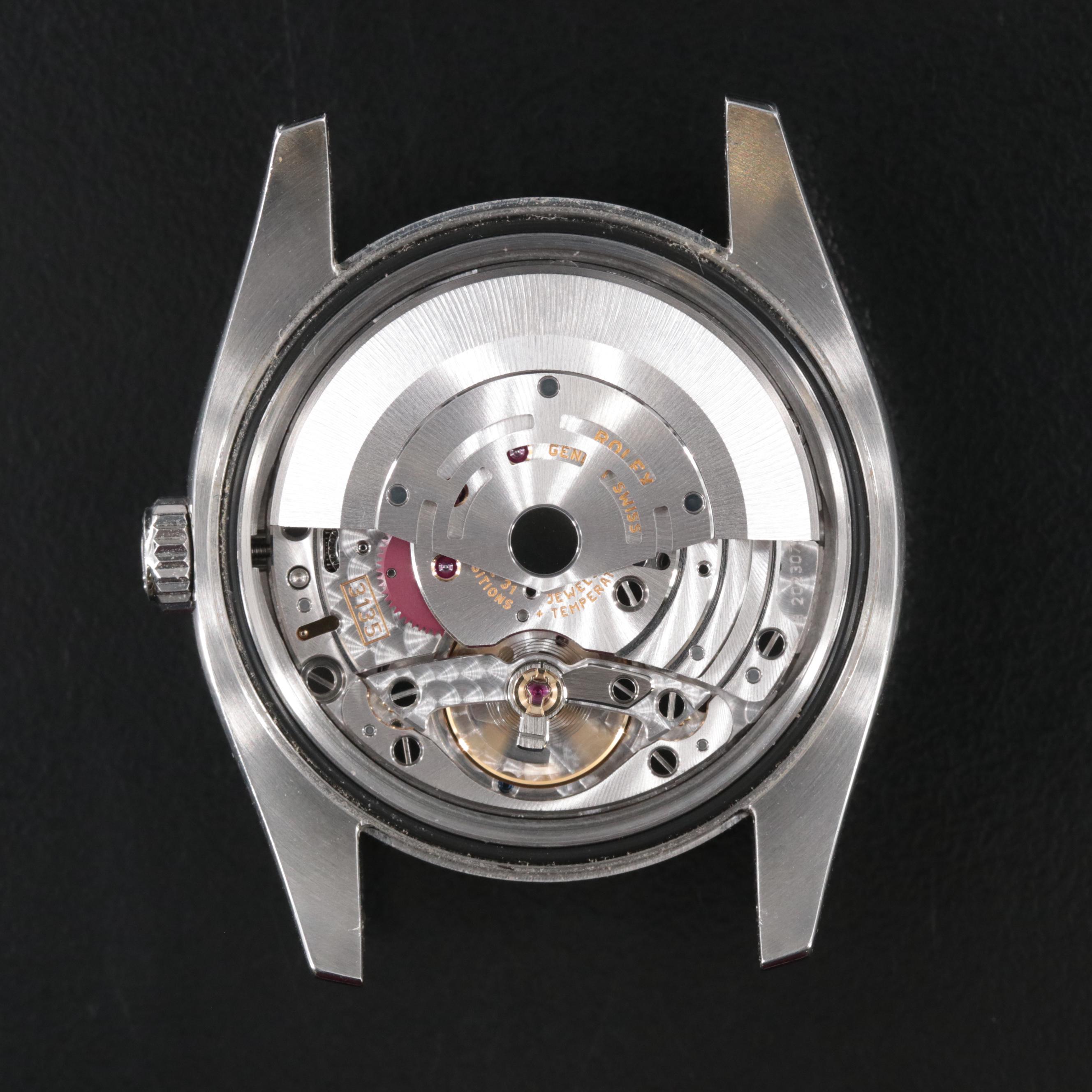 2008 Rolex Datejust Black Jubilee Dial Automatic Watch