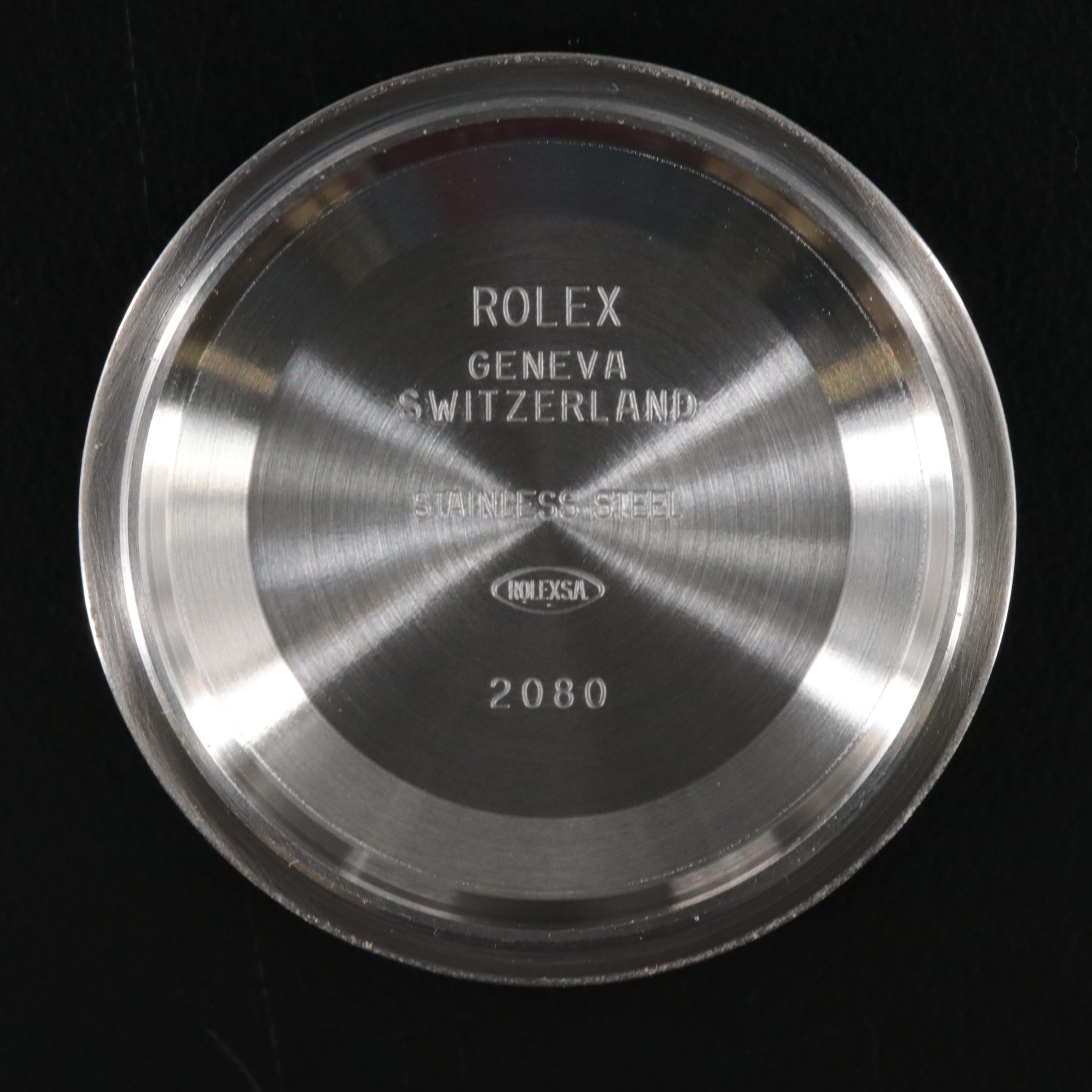 2008 Rolex Datejust Black Jubilee Dial Automatic Watch