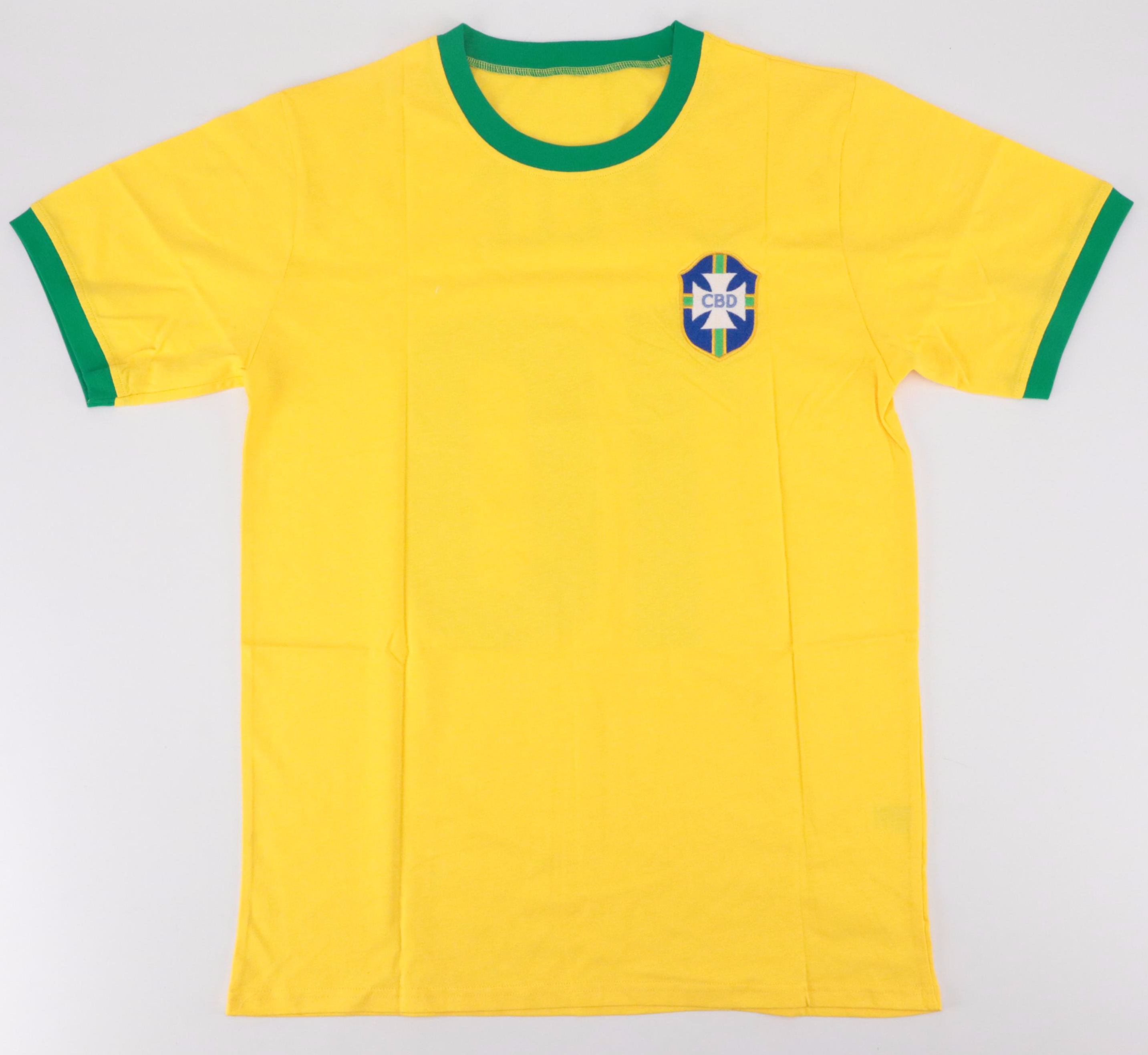 Pelé Signed Brazil CBD Soccer Jersey