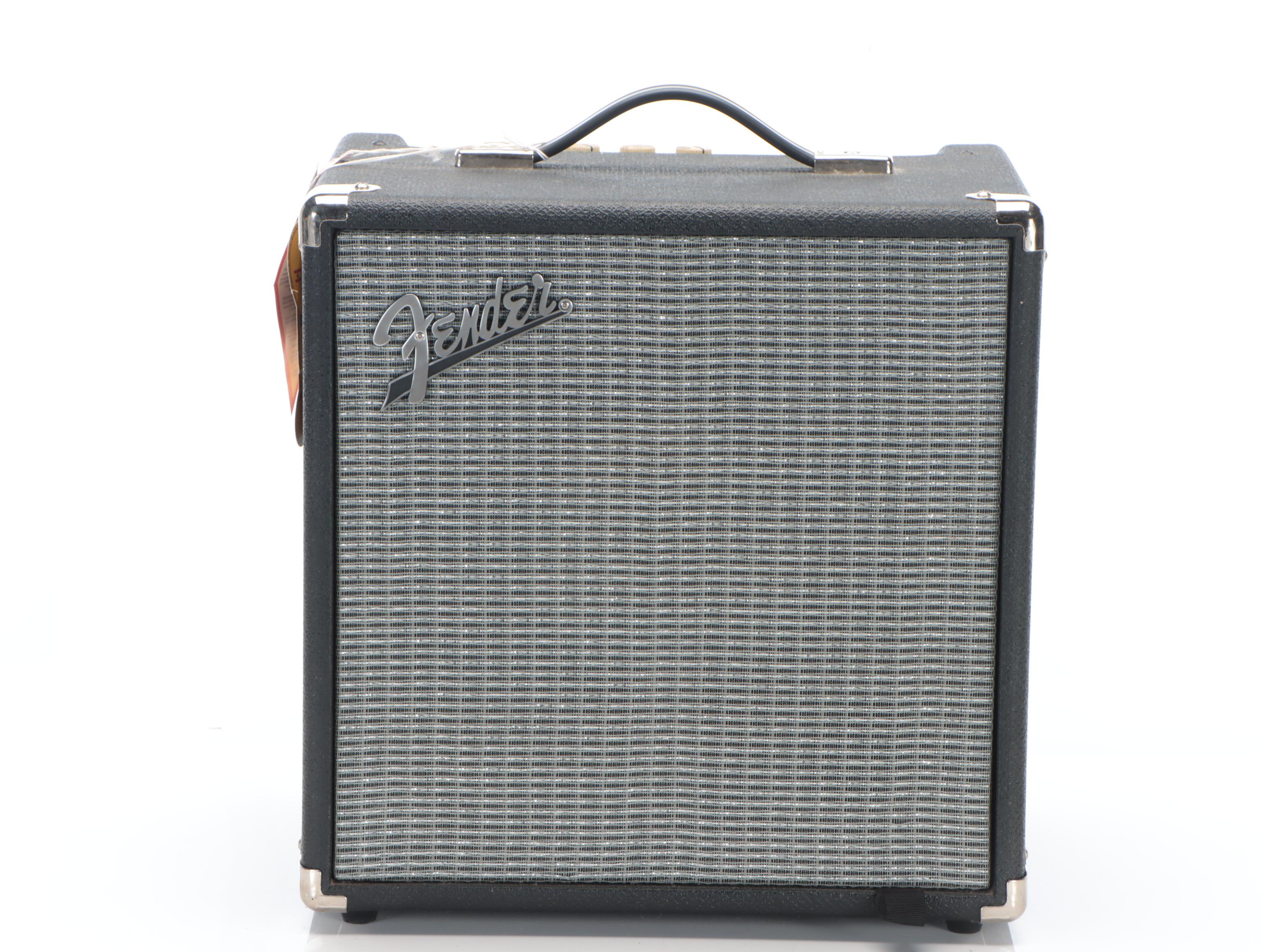 Squier Short Scale Bronco Bass with Fender Rumble 25 Amp and More