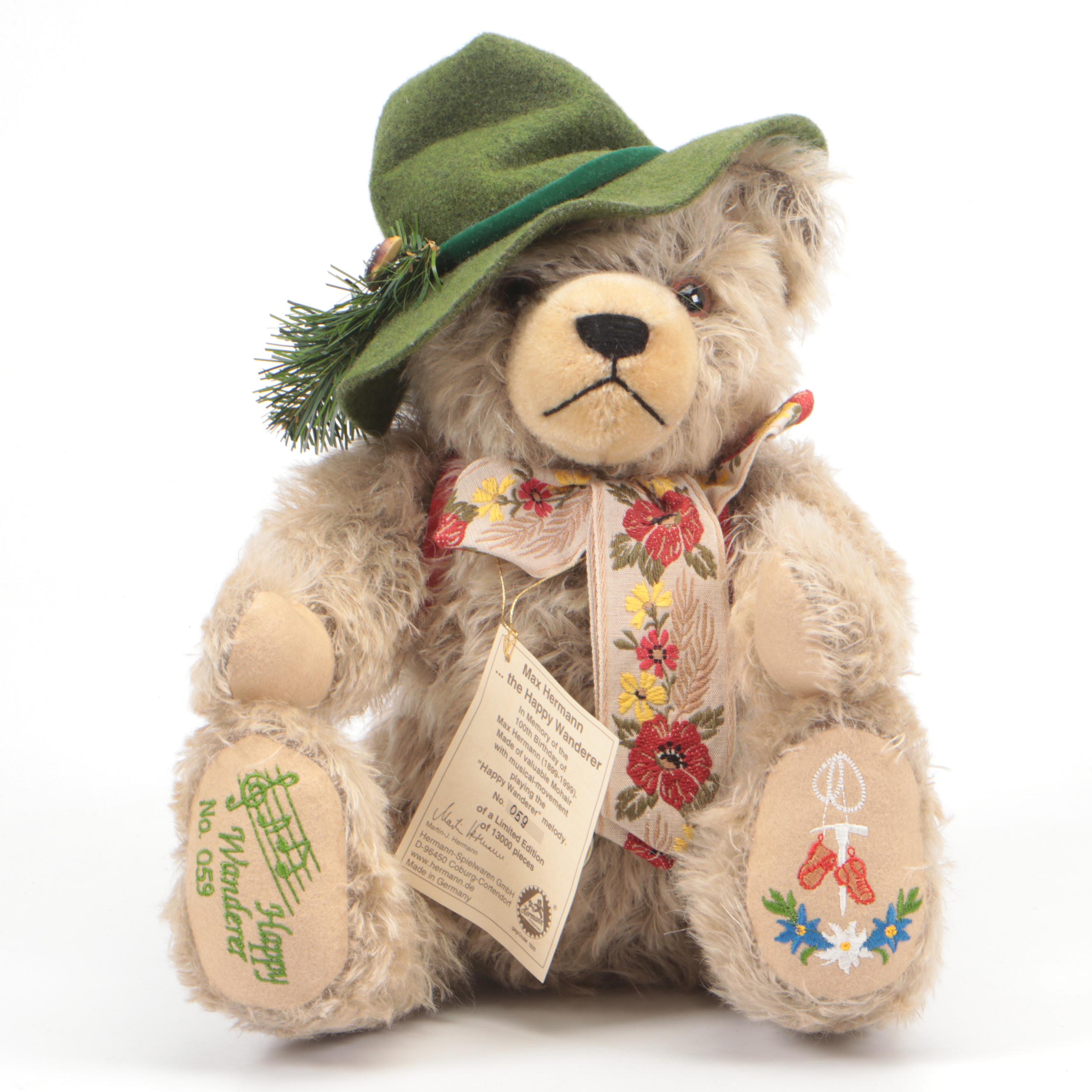 Hermann "Happy Wanderer No. 059" Limited Edition Musical Bear