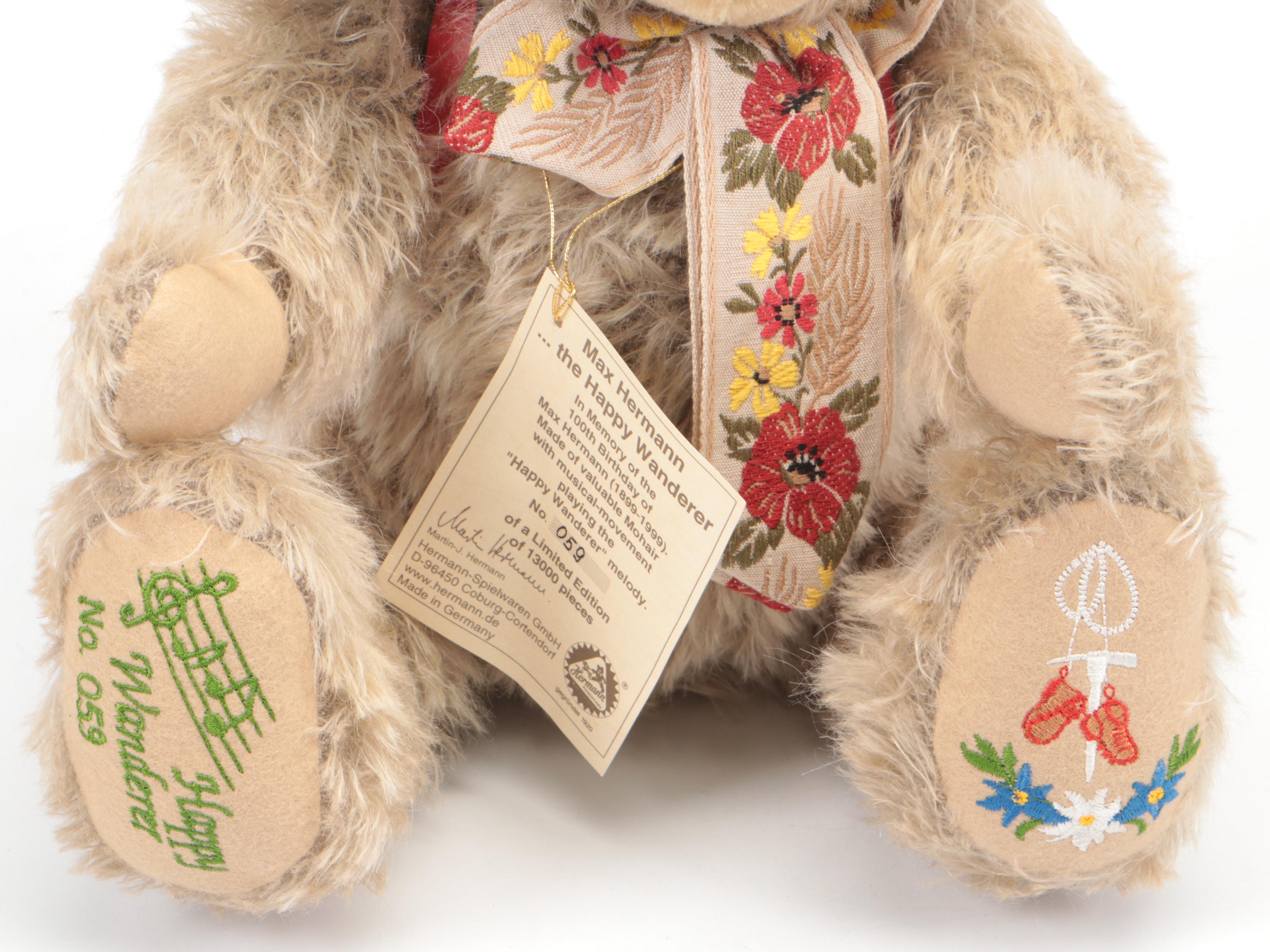Hermann "Happy Wanderer No. 059" Limited Edition Musical Bear