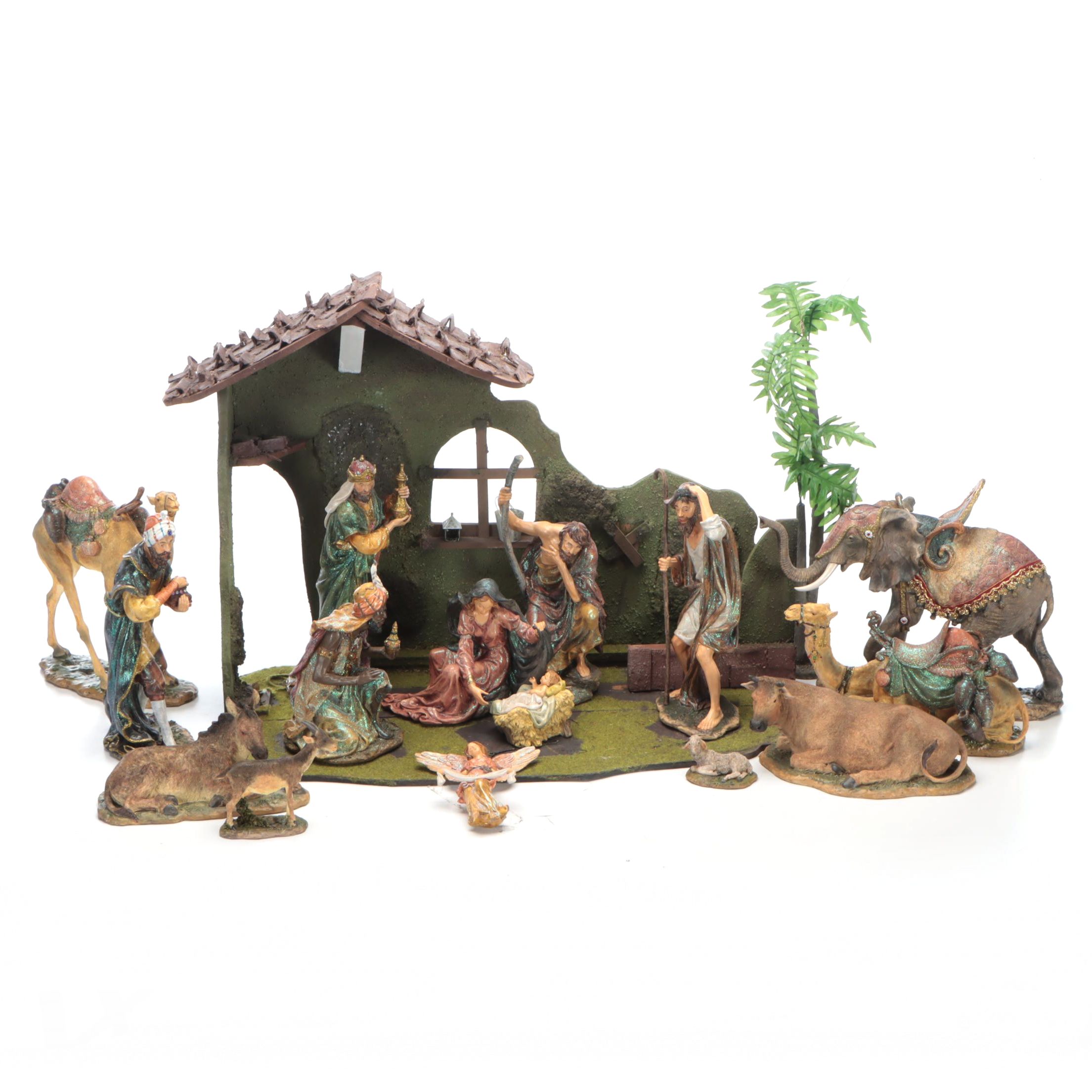 Mark Roberts Resin DaVinci Nativity Set