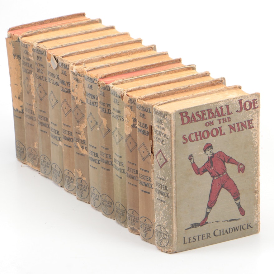 "Baseball Joe" Books By Lester Chadwick, Early 20th Century