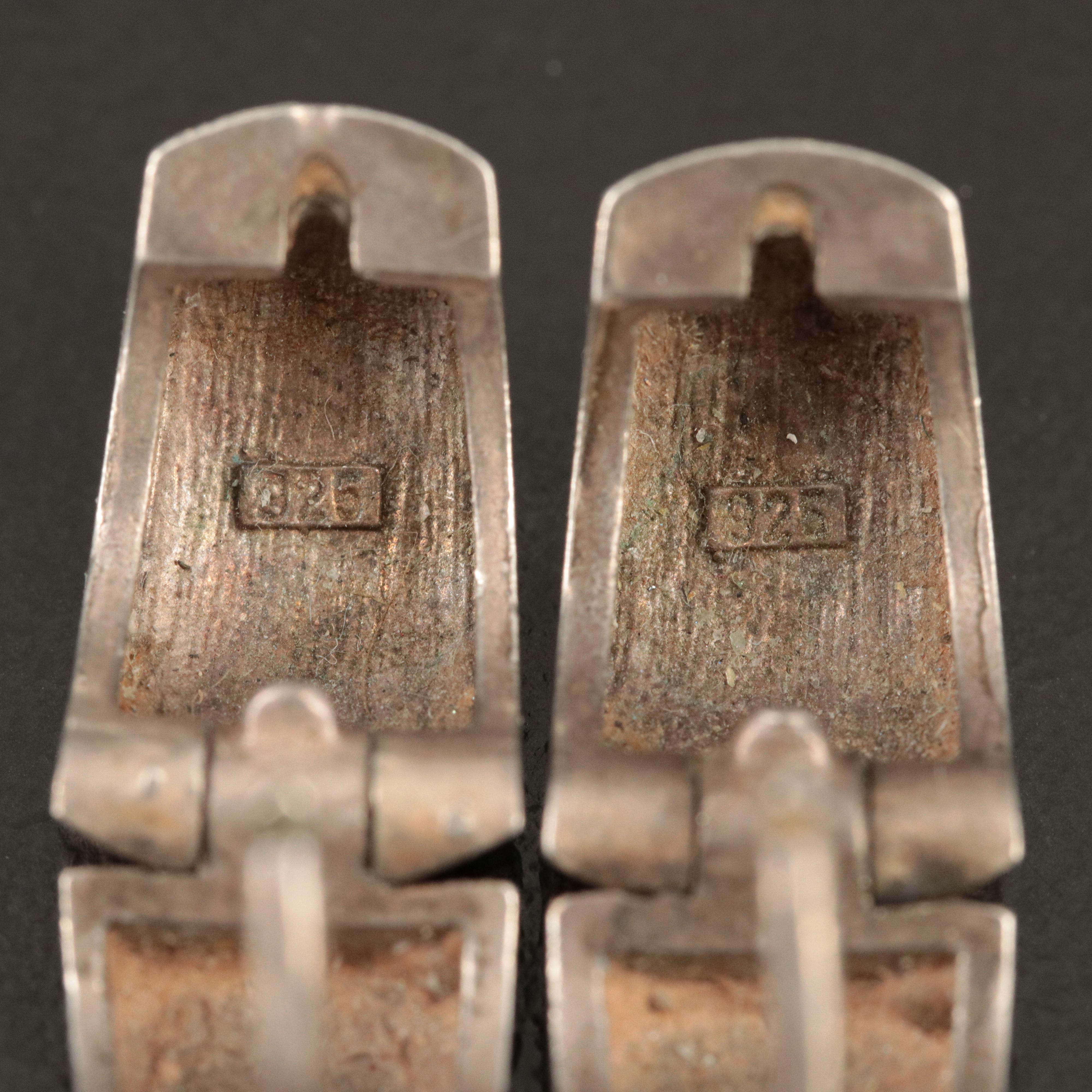 Sterling Huggie Earrings