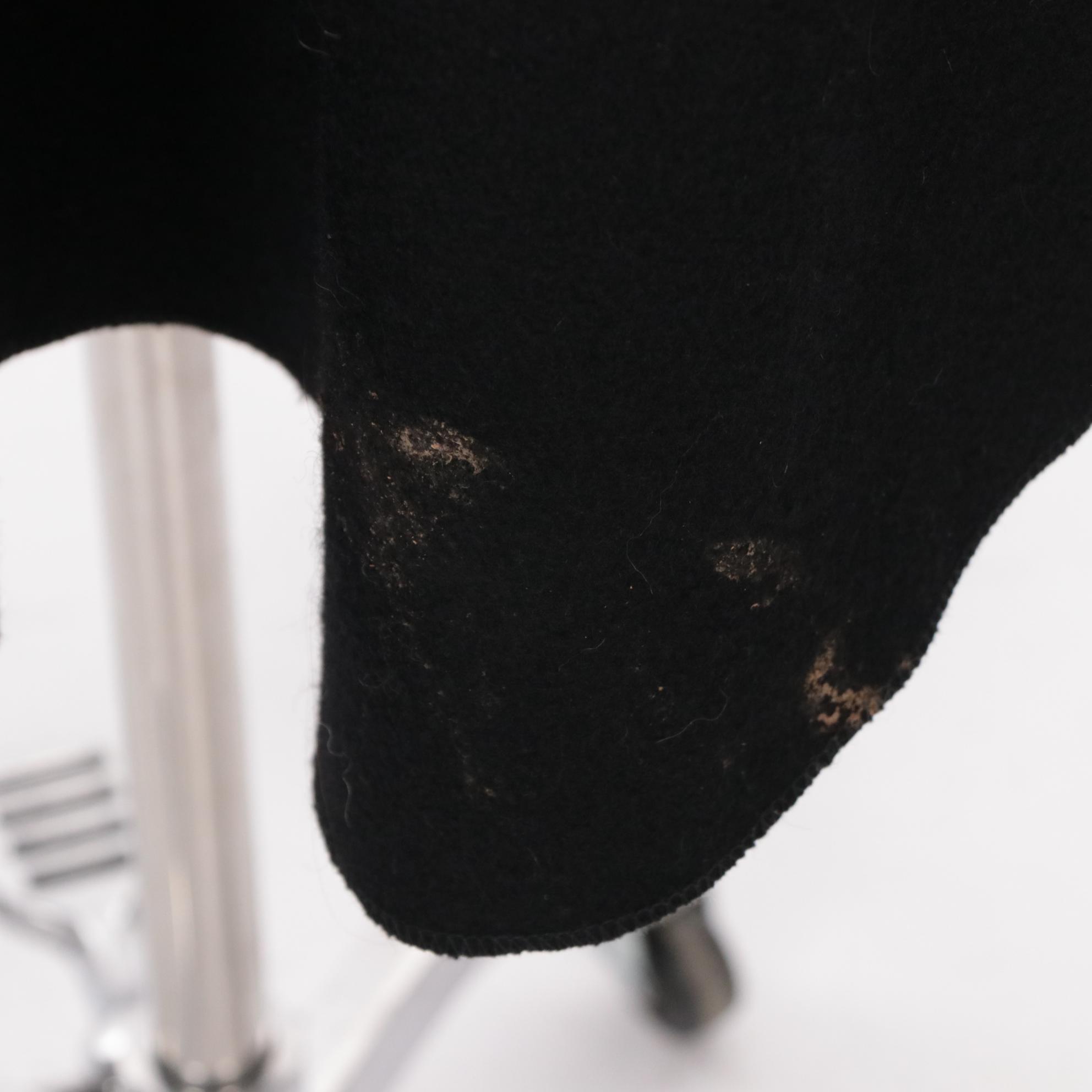 Herman Kay Black Wool Hooded Batwing Cape Coat