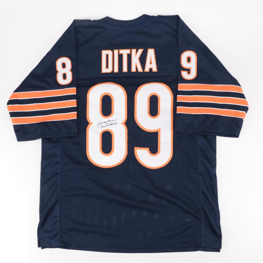 Mike Ditka Signed NFL Chicago Bears Stitched Jersey