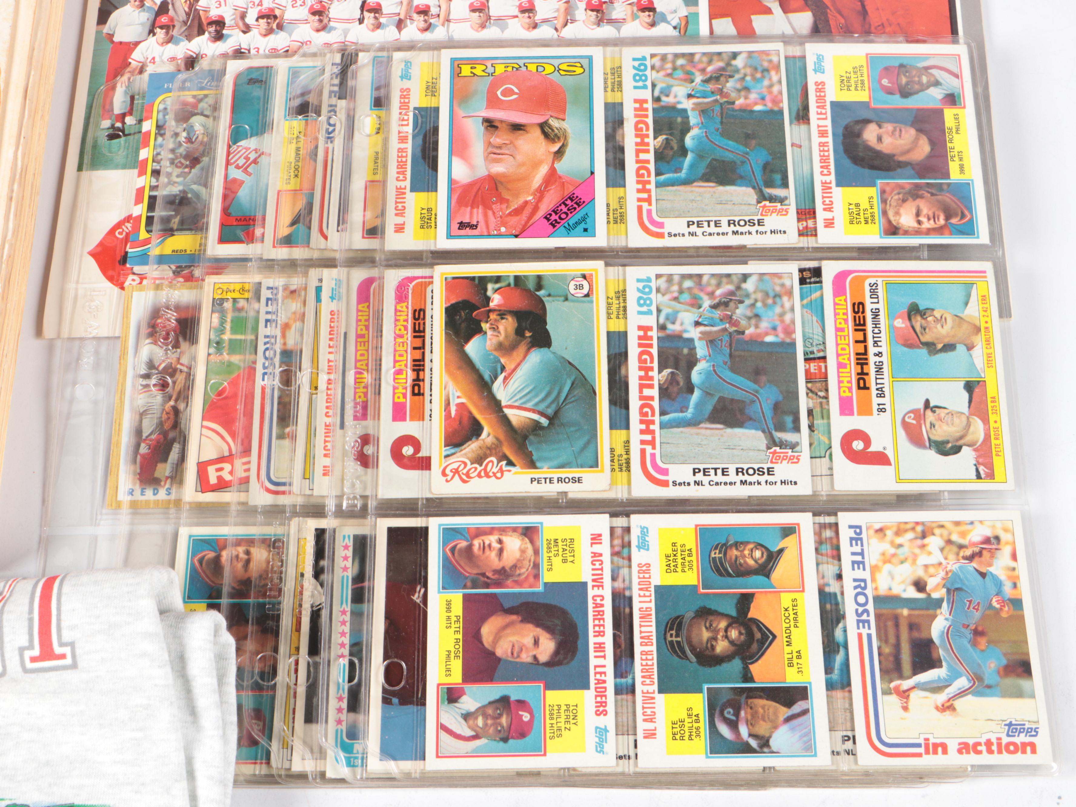 Joe Nuxhall Signed Cincinnati Reds Team Print with Ohio State Memorabilia