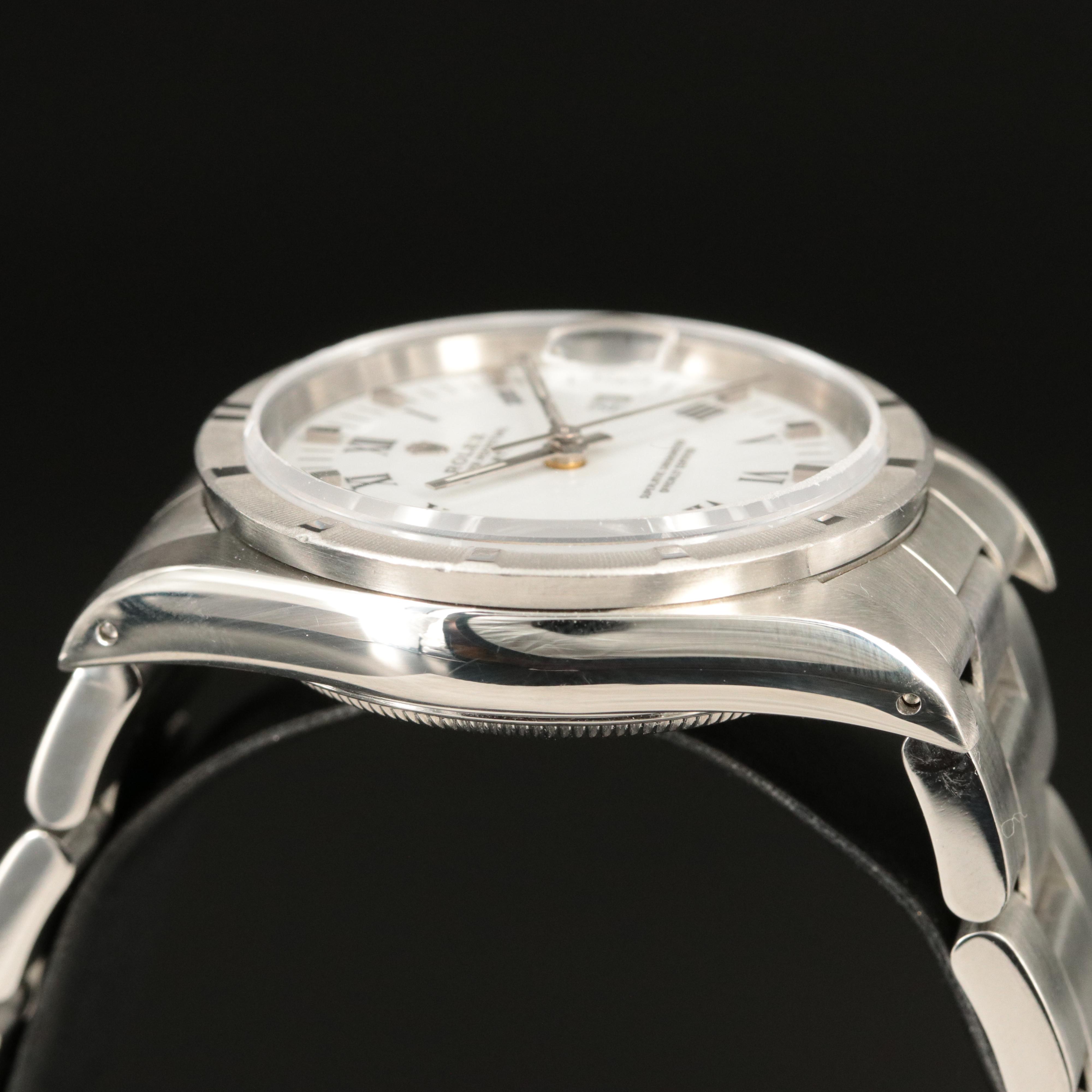 1991 Rolex Oyster Perpetual Date Stainless Steel Watch