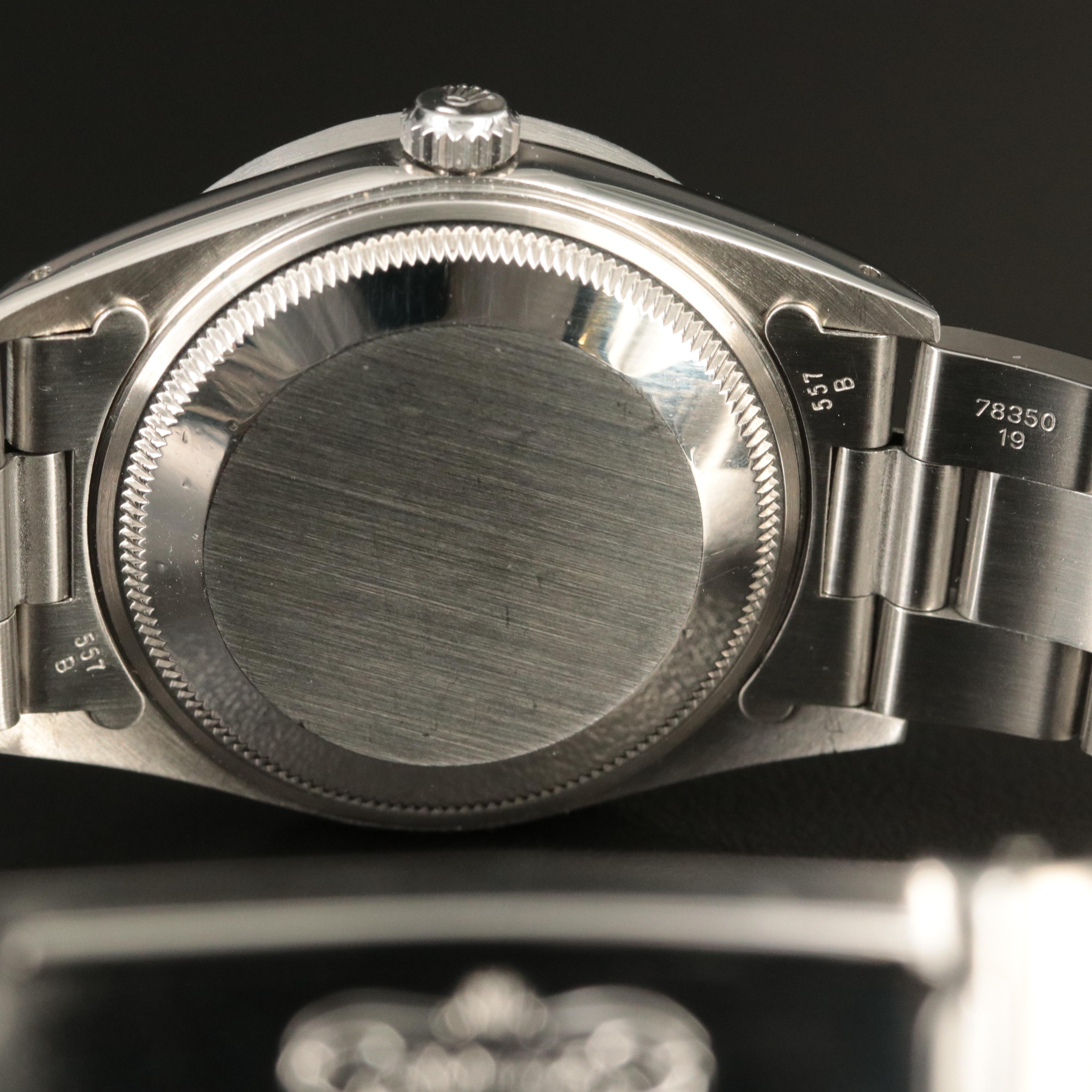 1991 Rolex Oyster Perpetual Date Stainless Steel Watch