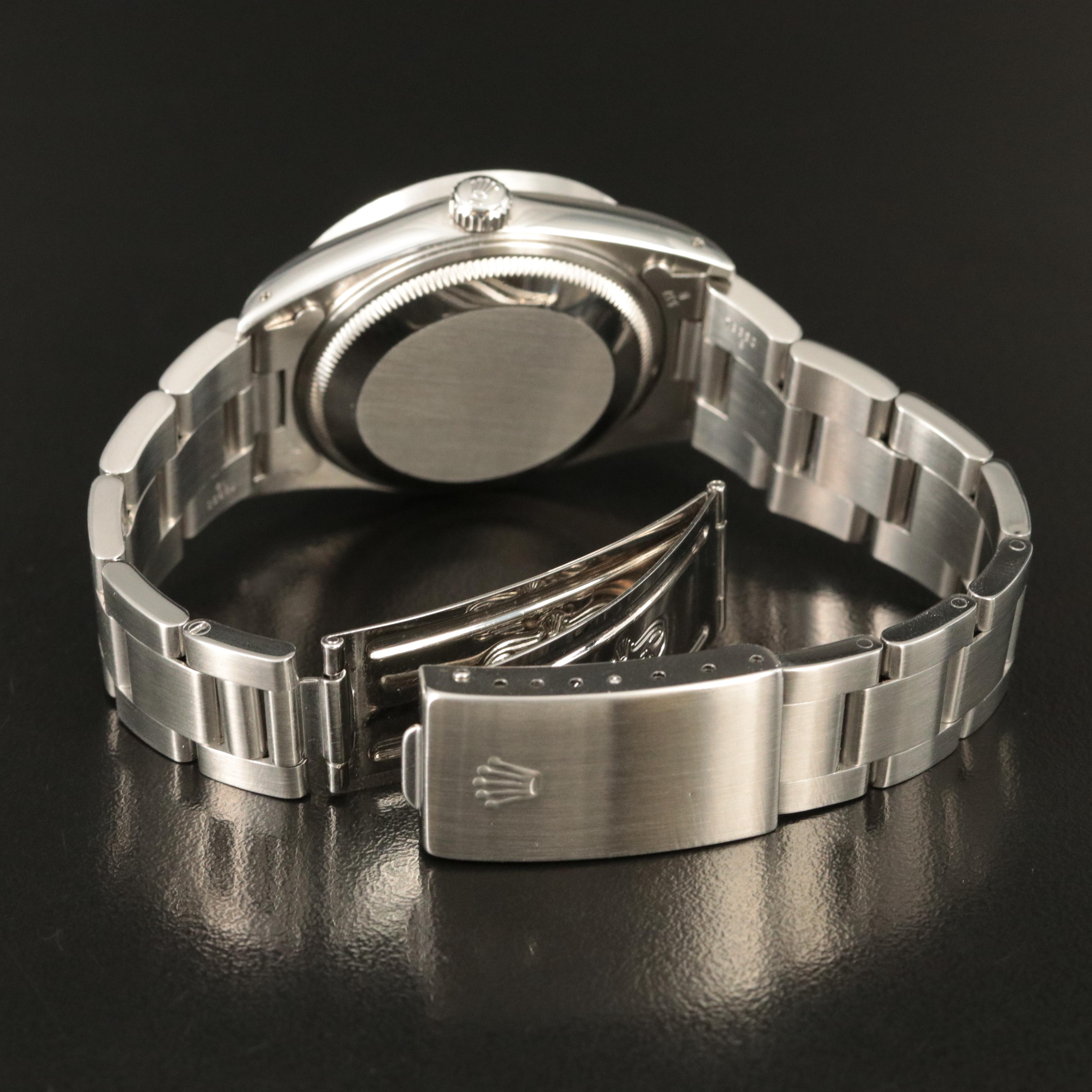 1991 Rolex Oyster Perpetual Date Stainless Steel Watch