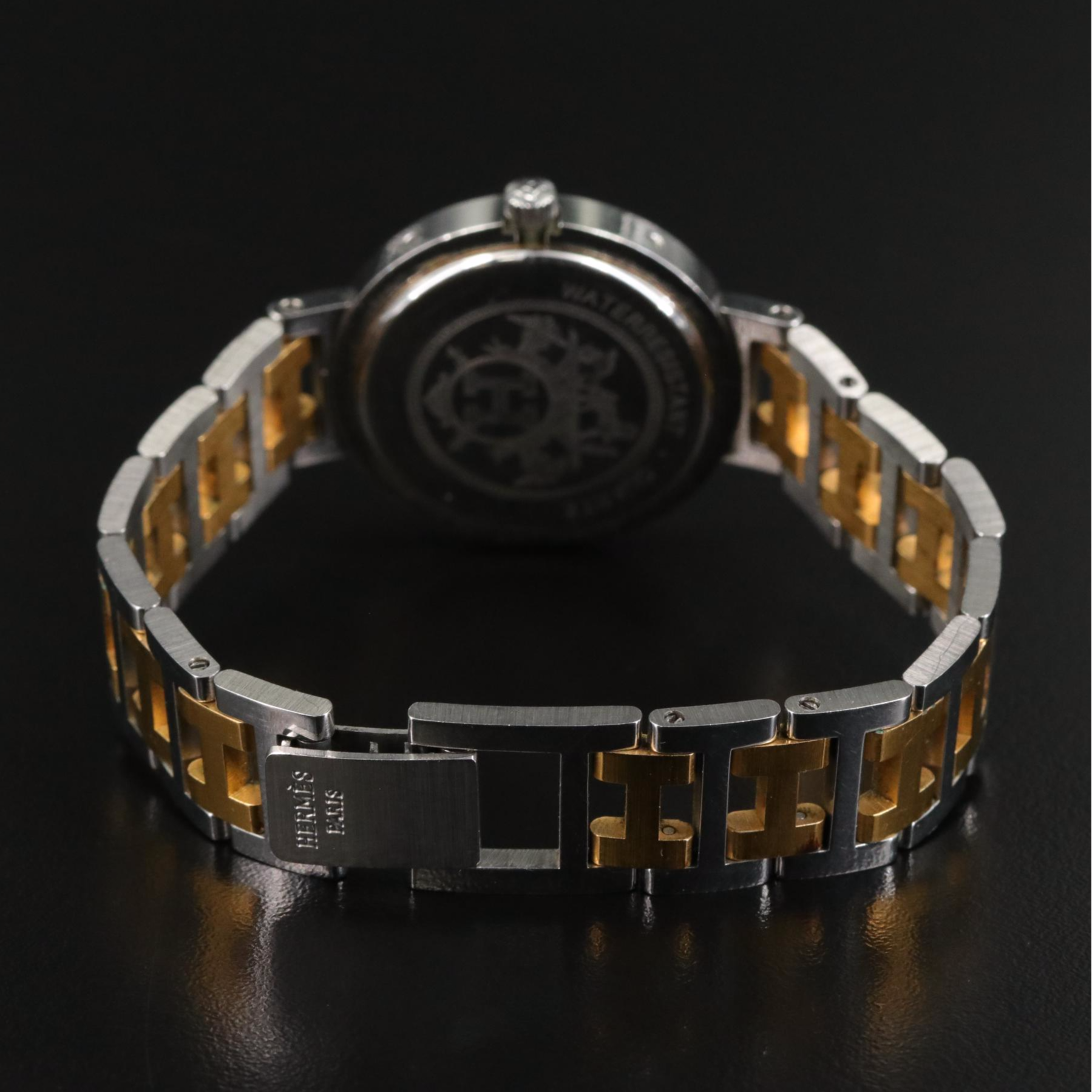 Hermès Clipper White Dial Stainless Steel Quartz Watch