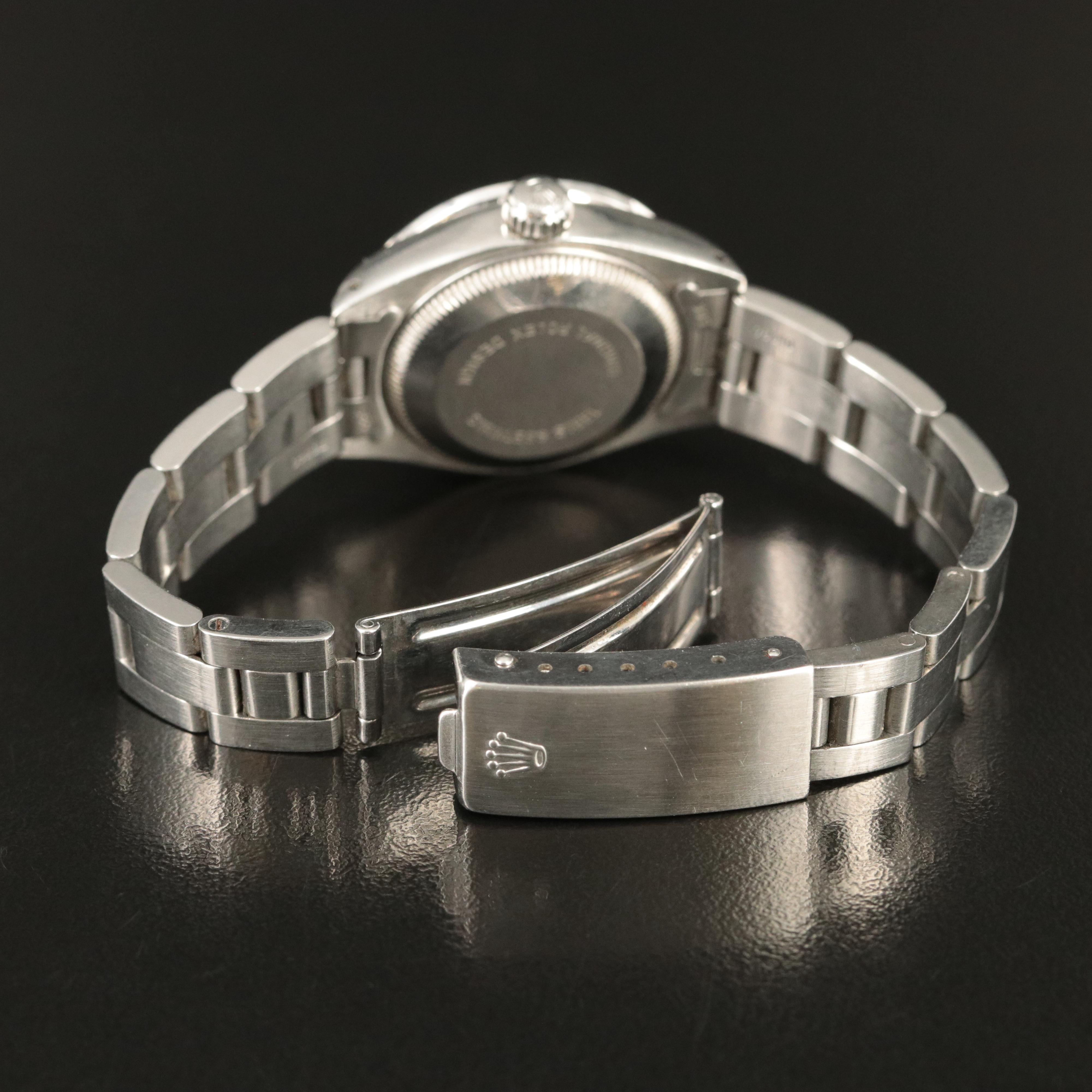 1982 Rolex Custom Diamond Dial and Bezel Datejust Watch