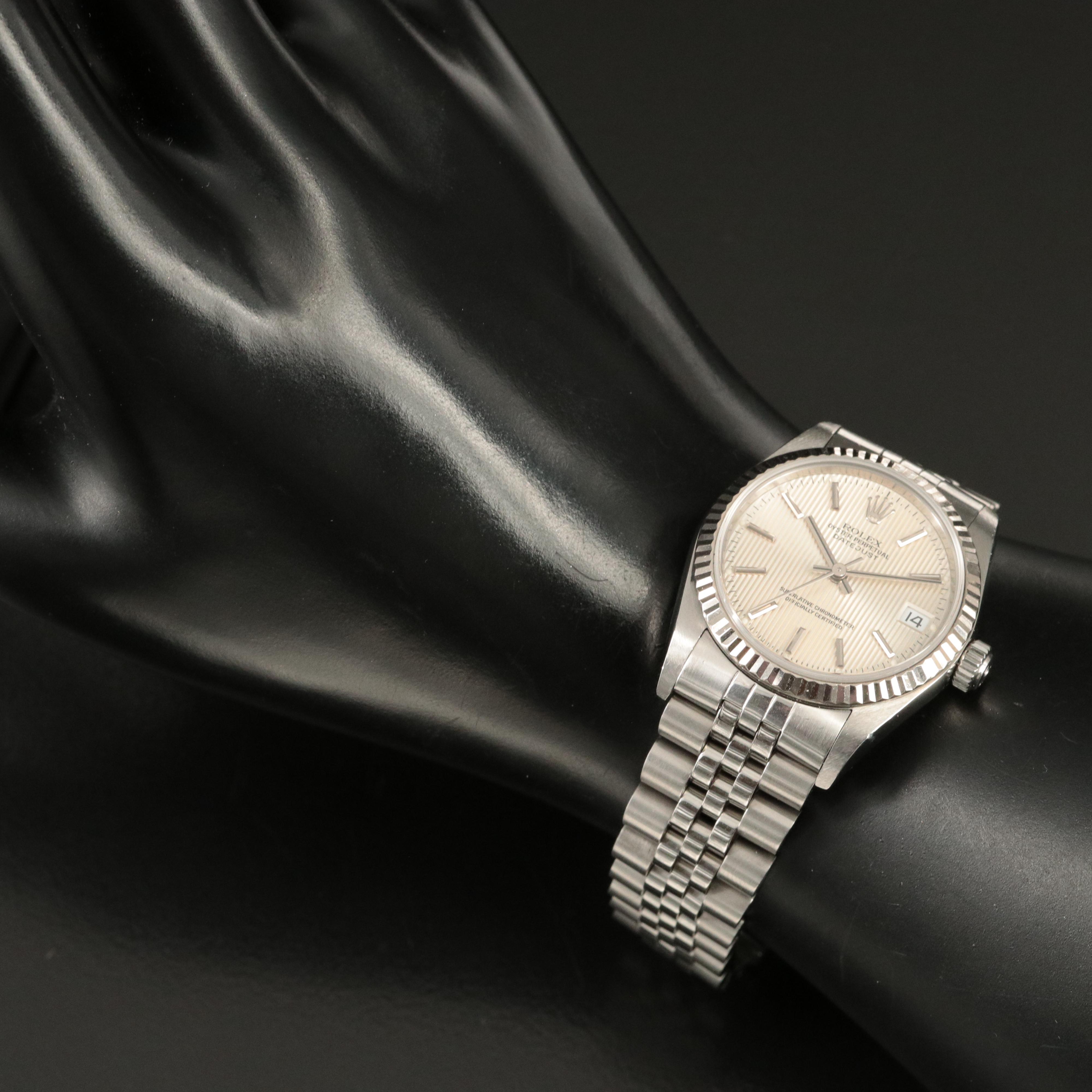 2002 Rolex Oyster Perpetual Datejust Watch