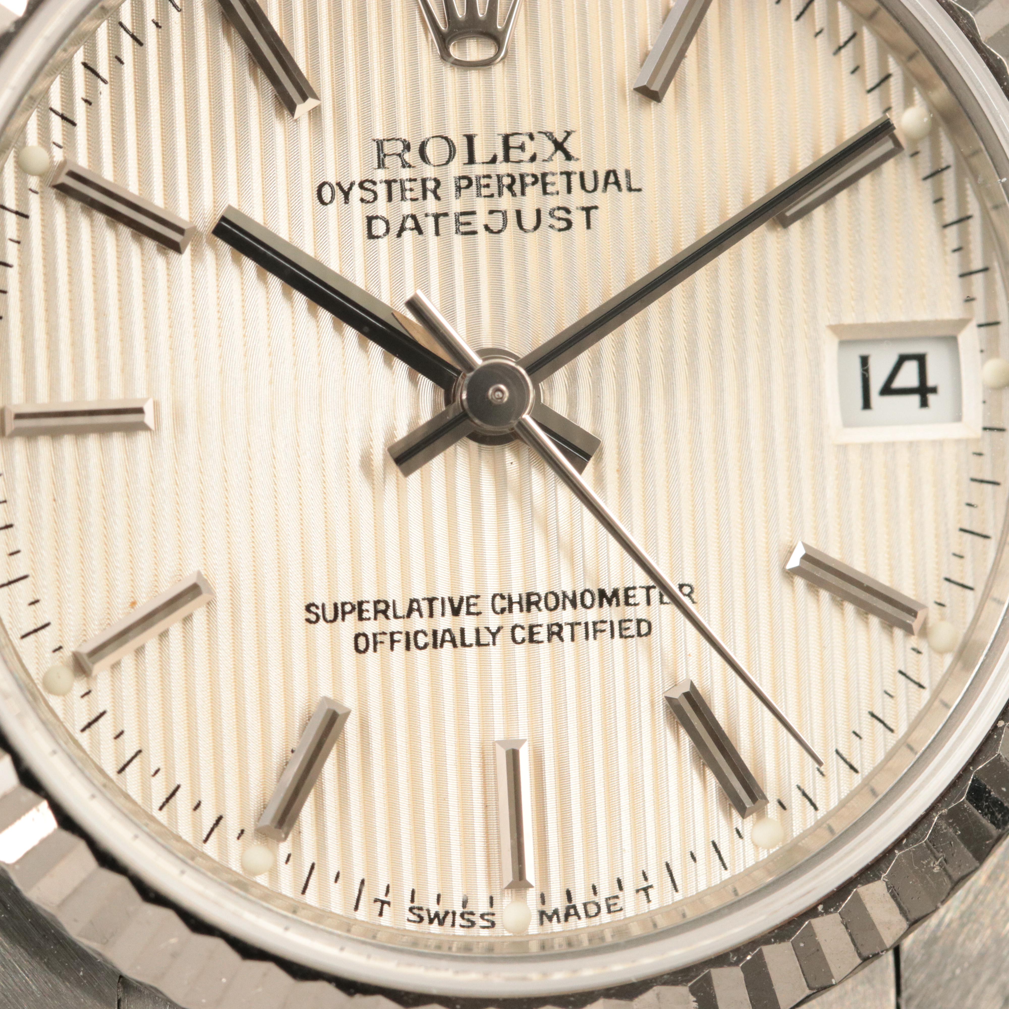 2002 Rolex Oyster Perpetual Datejust Watch