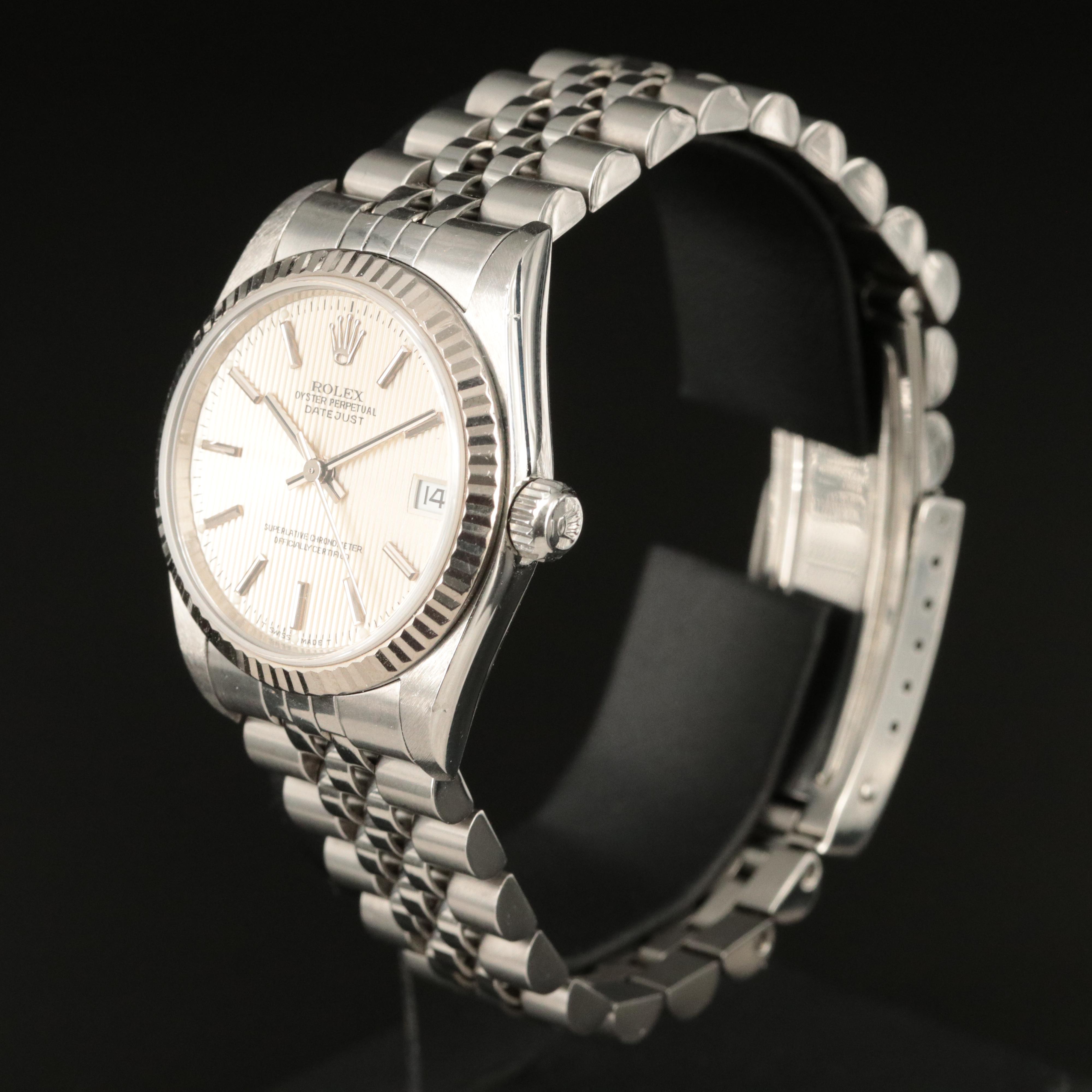 2002 Rolex Oyster Perpetual Datejust Watch