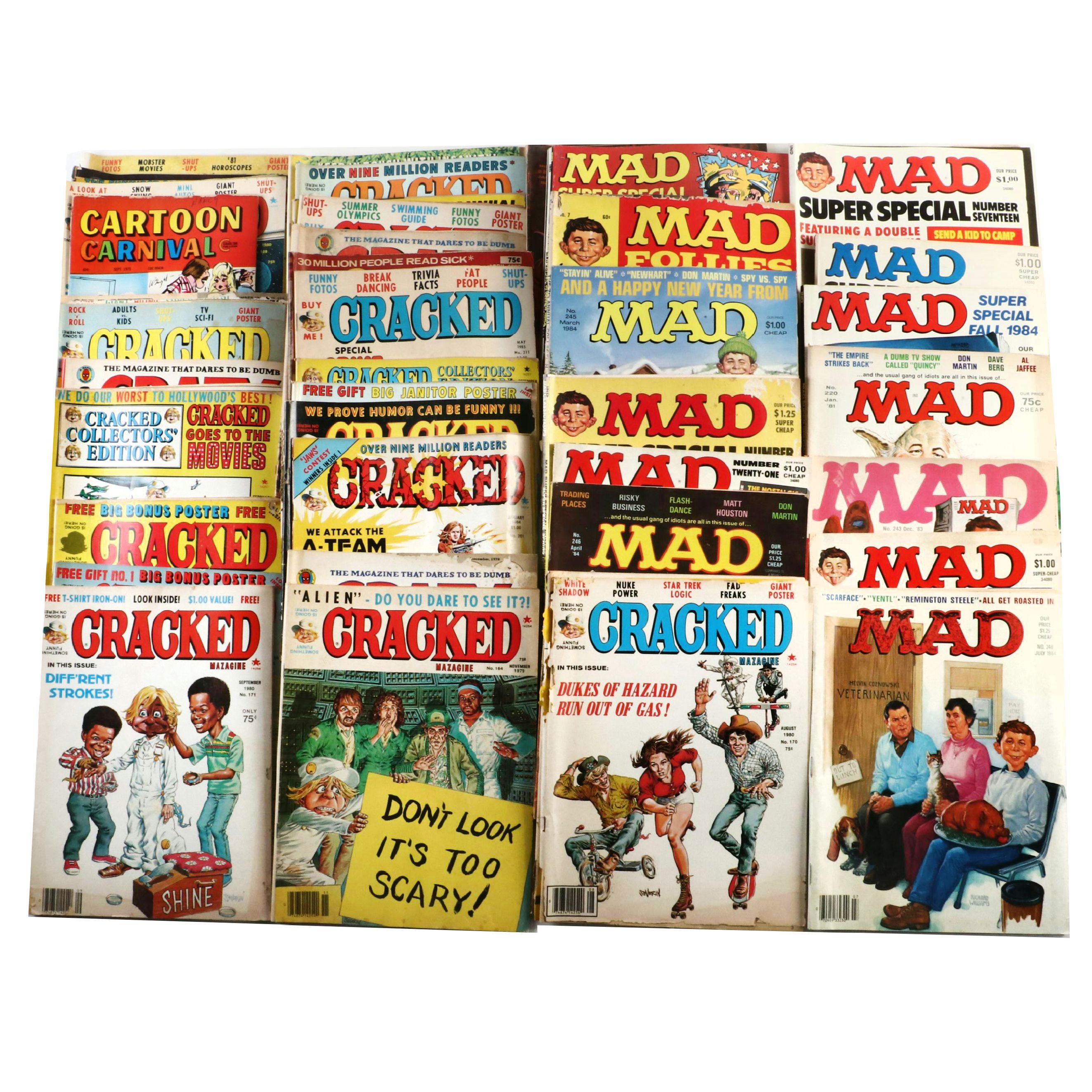 "MAD", "Cracked", and More Comedic Magazines, Late 20th Century