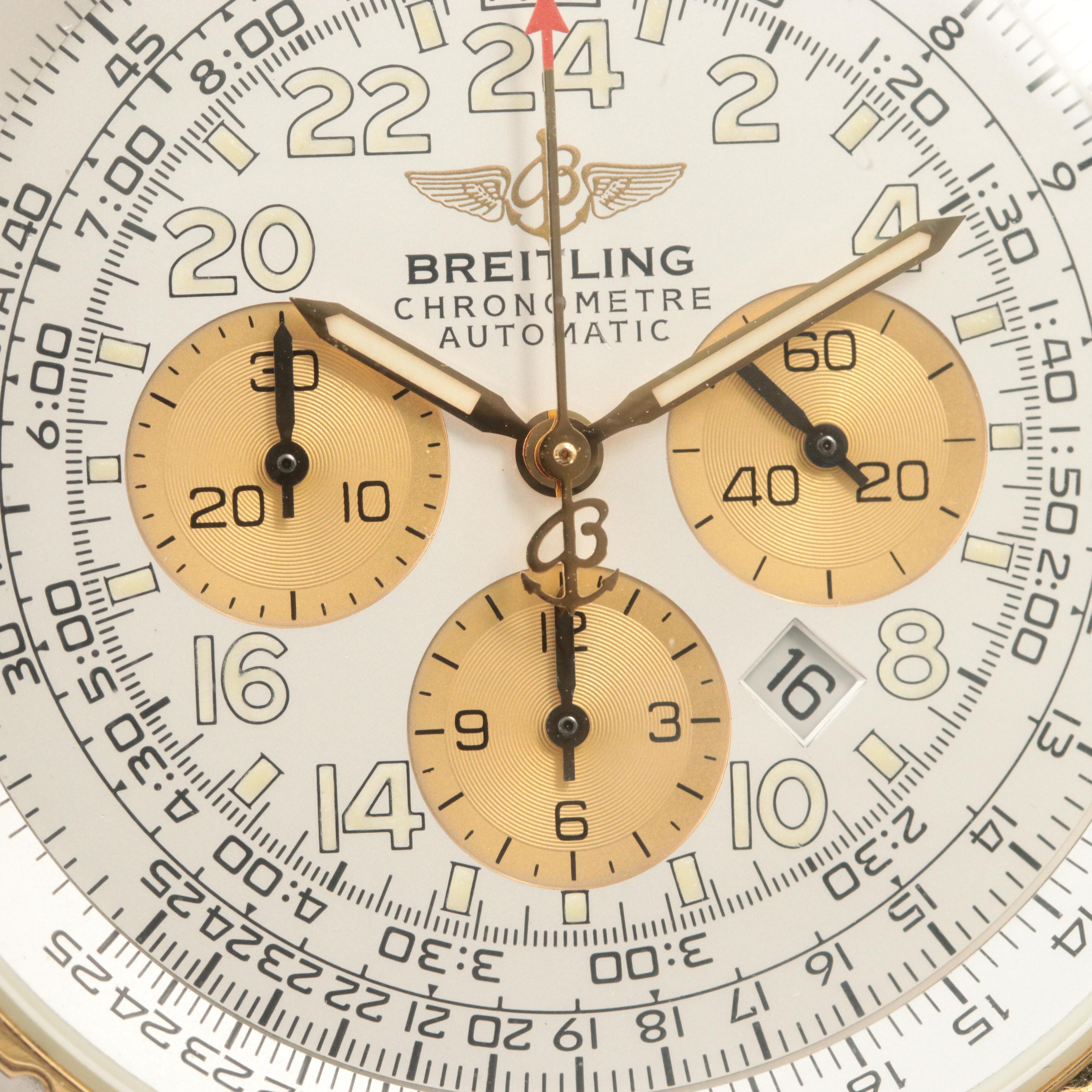 Breitling Navitimer Cosmonaute 41.5MM 18K Gold and Steel Automatic Watch