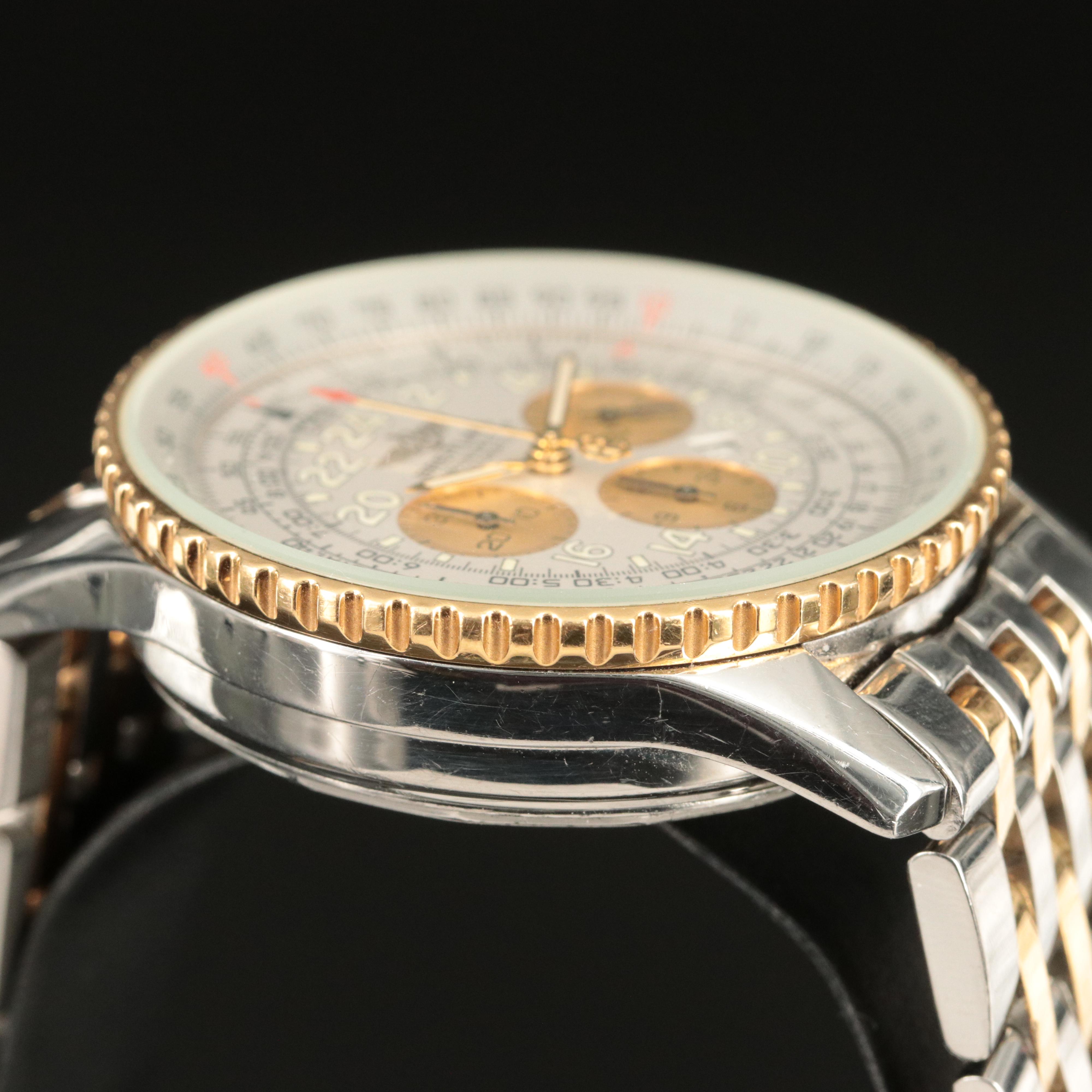 Breitling Navitimer Cosmonaute 41.5MM 18K Gold and Steel Automatic Watch