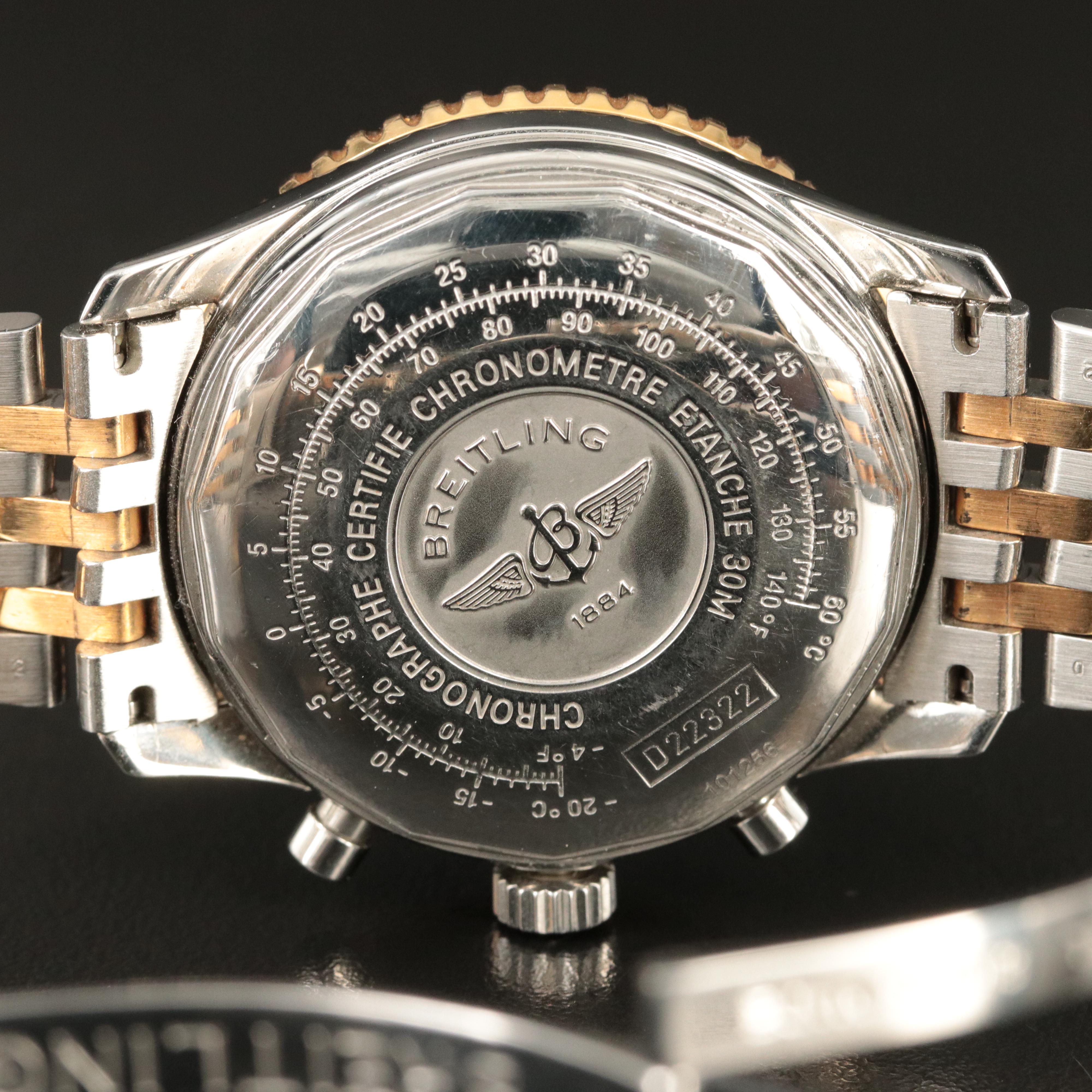 Breitling Navitimer Cosmonaute 41.5MM 18K Gold and Steel Automatic Watch