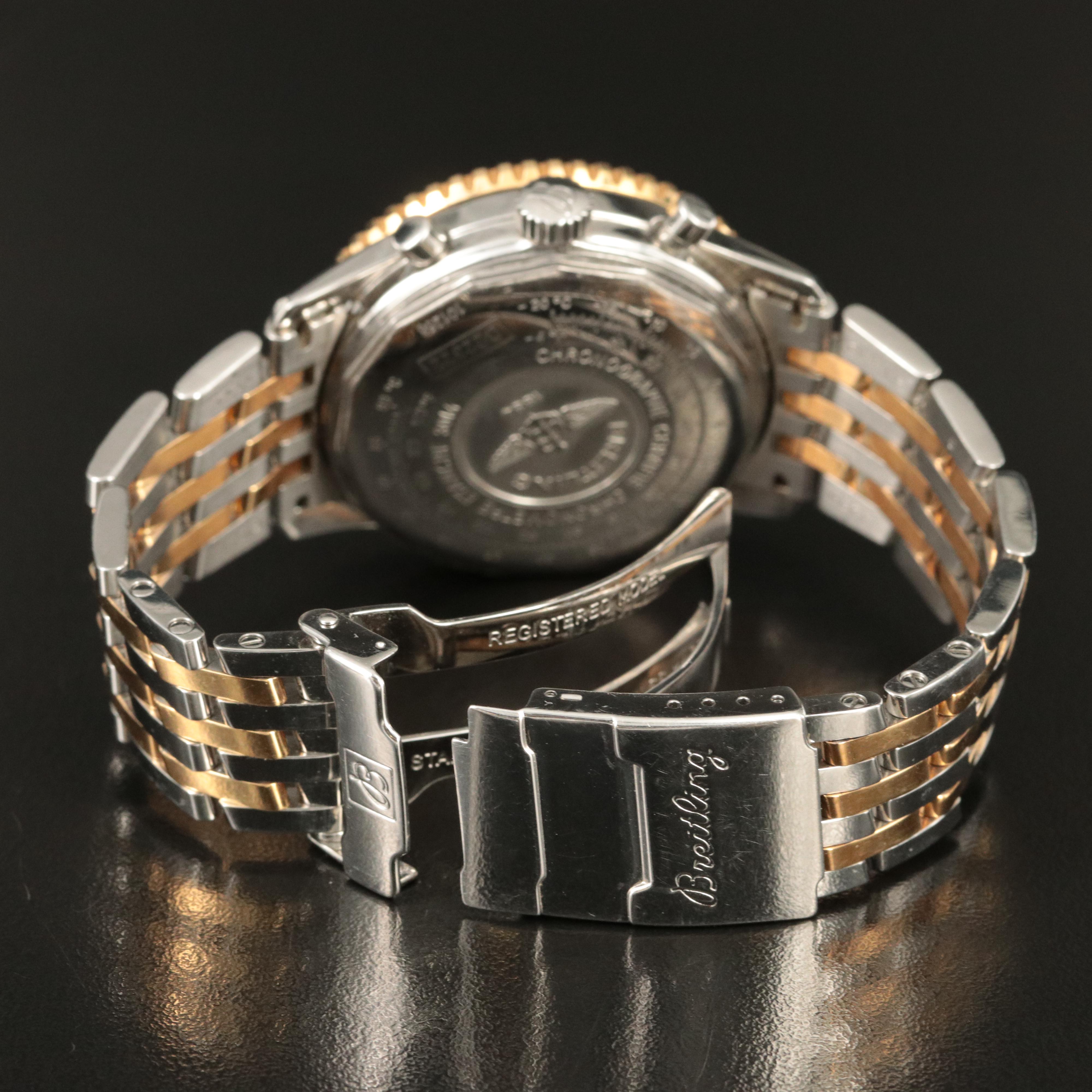 Breitling Navitimer Cosmonaute 41.5MM 18K Gold and Steel Automatic Watch