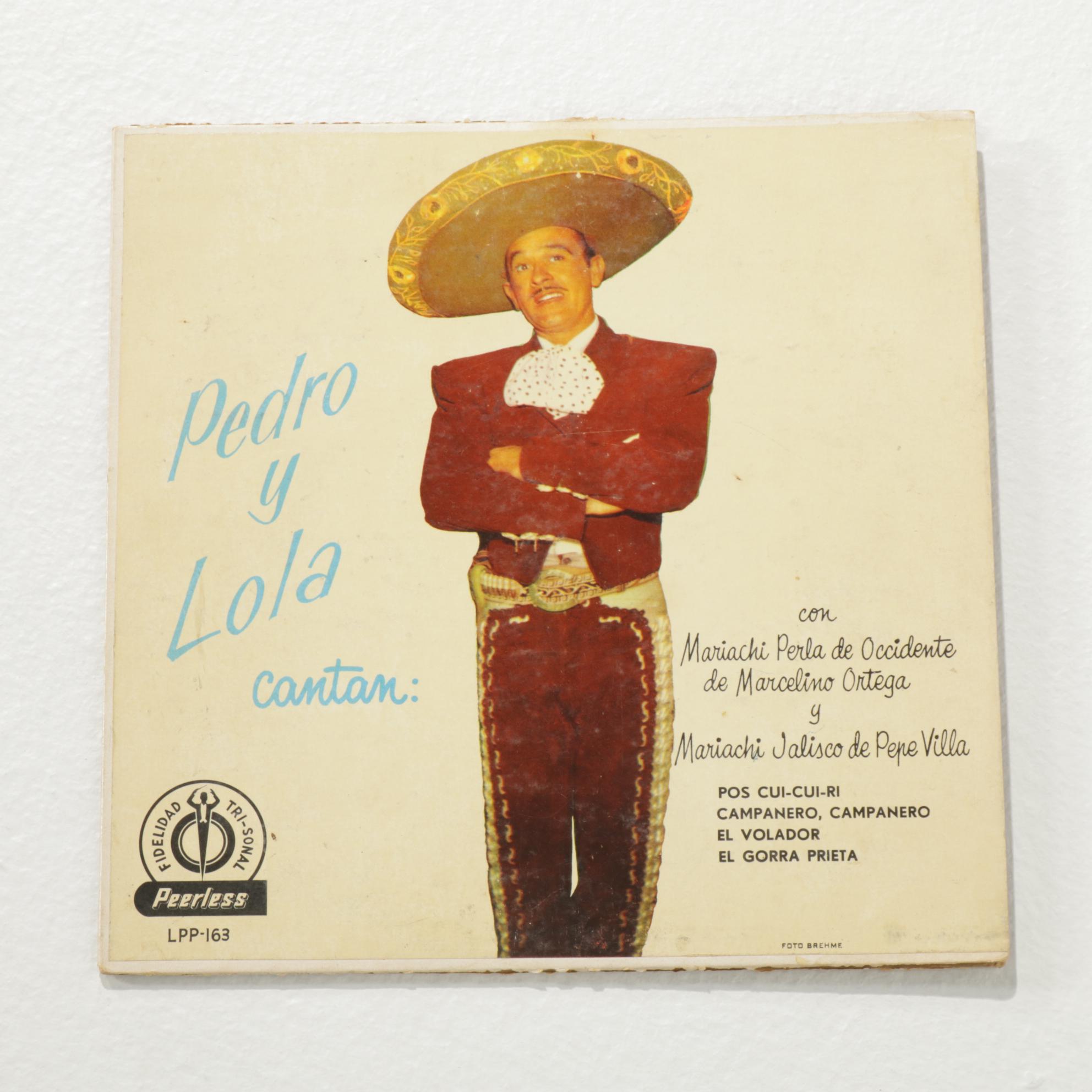 Classical Piano Sheet Music Books with LP Record Mix Including Latin, Musicals