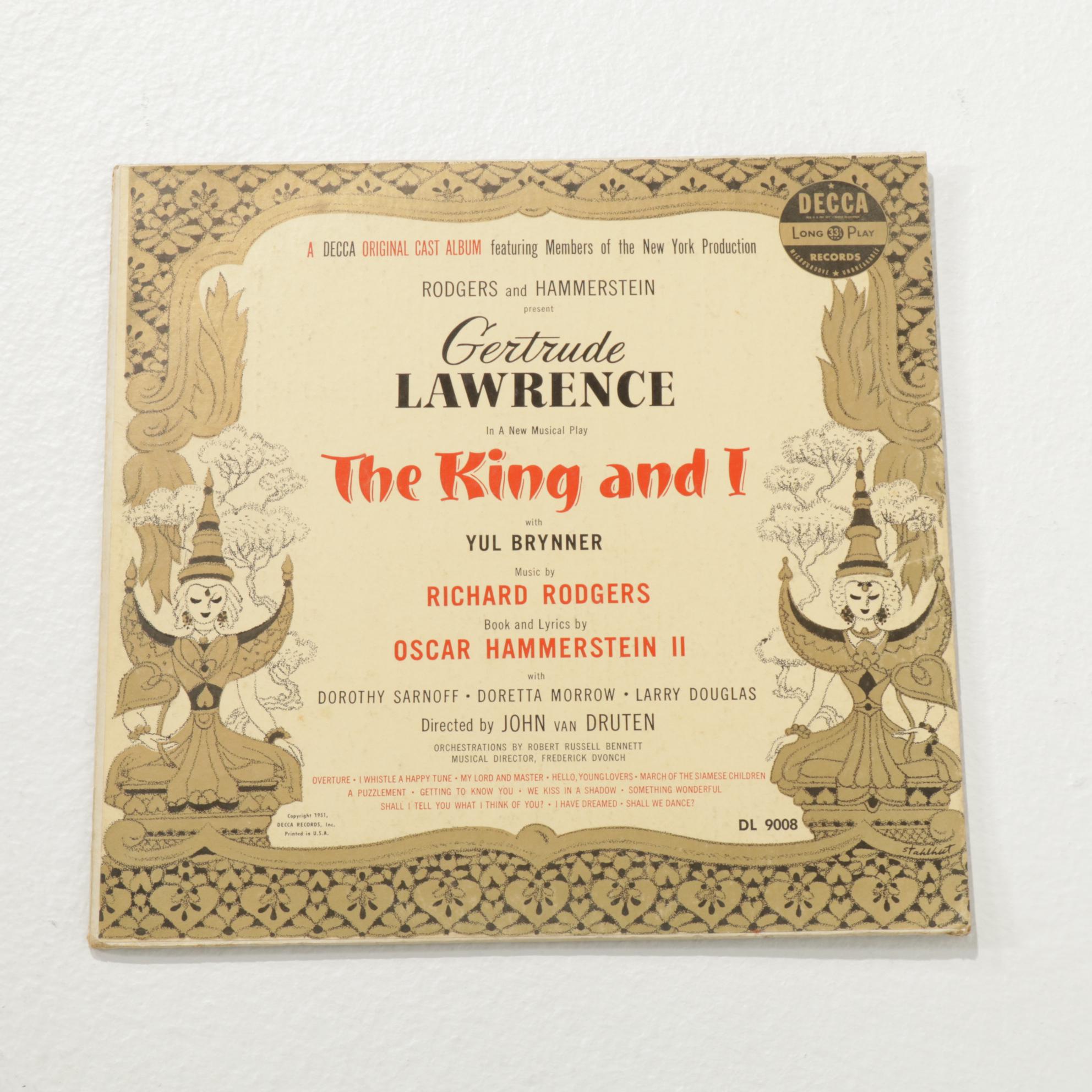 Classical Piano Sheet Music Books with LP Record Mix Including Latin, Musicals