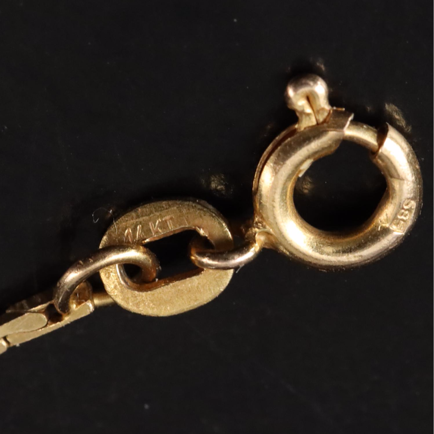 14K Boston Chain Necklace | EBTH