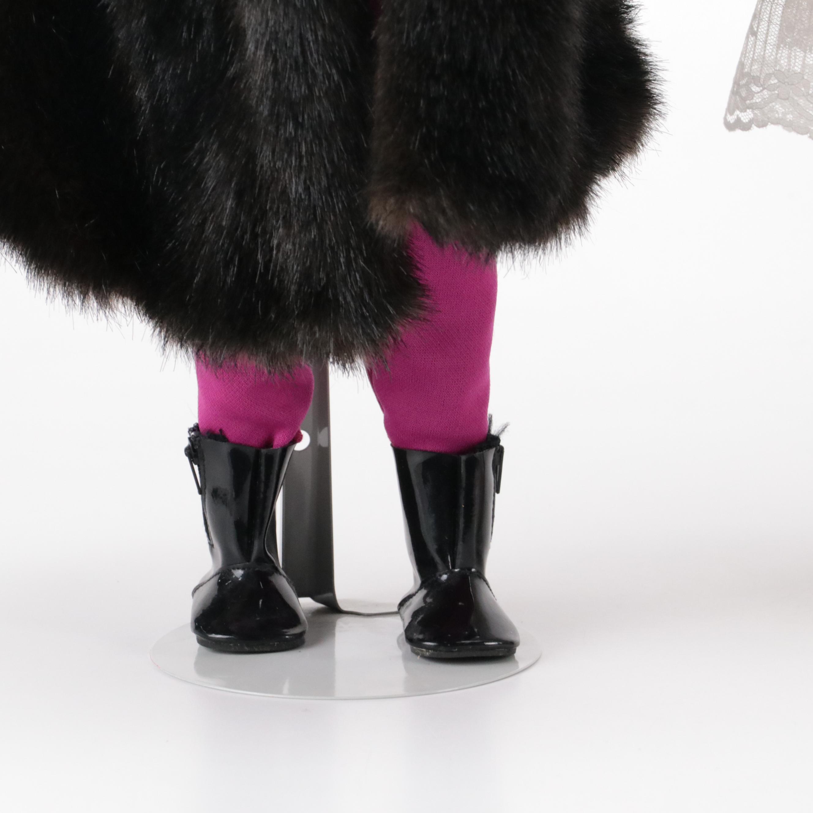 Jennifer Esteban "Elena" Porcelain Doll with Other Vinyl and Porcelain Dolls