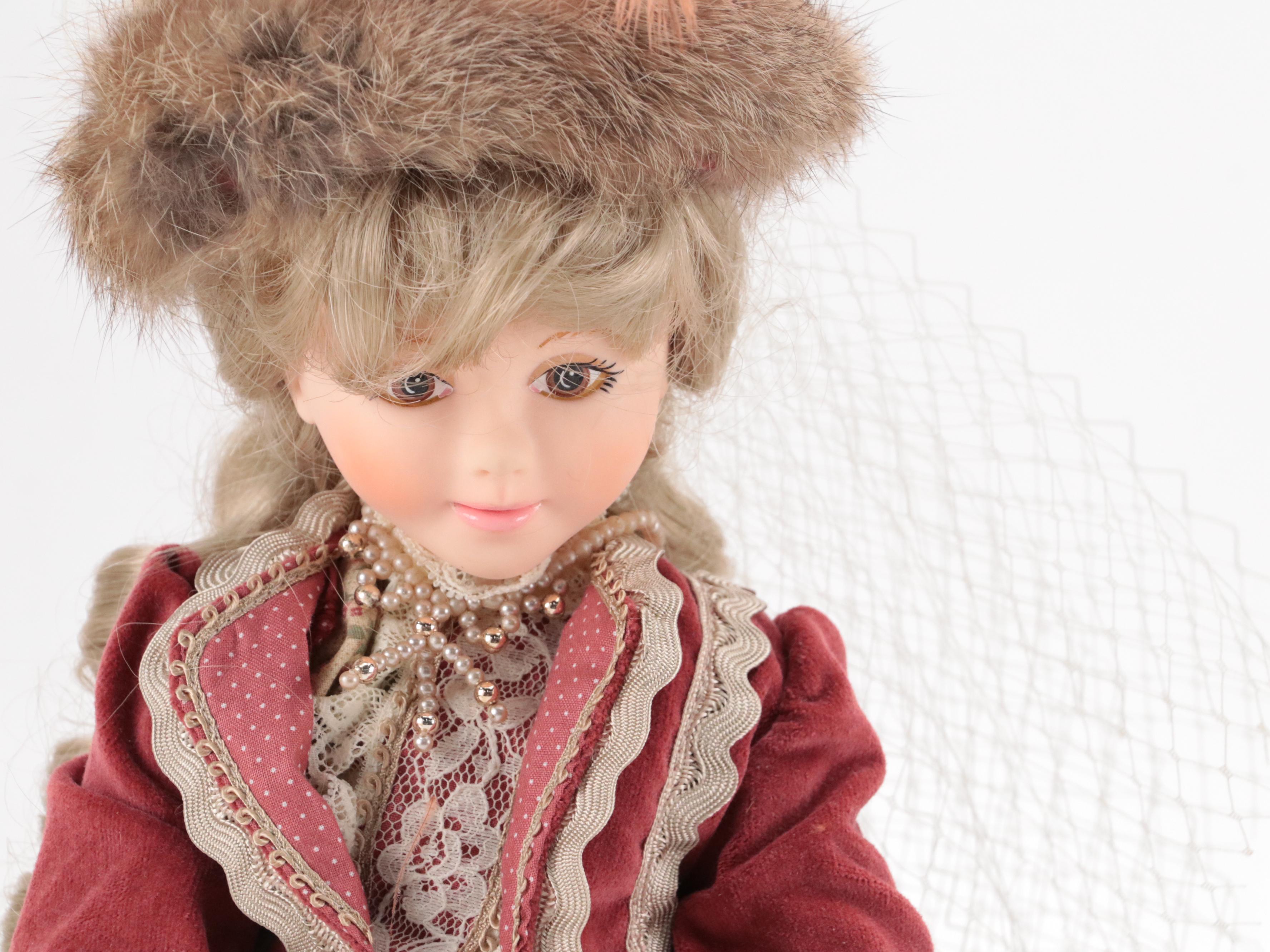 Jennifer Esteban "Elena" Porcelain Doll with Other Vinyl and Porcelain Dolls