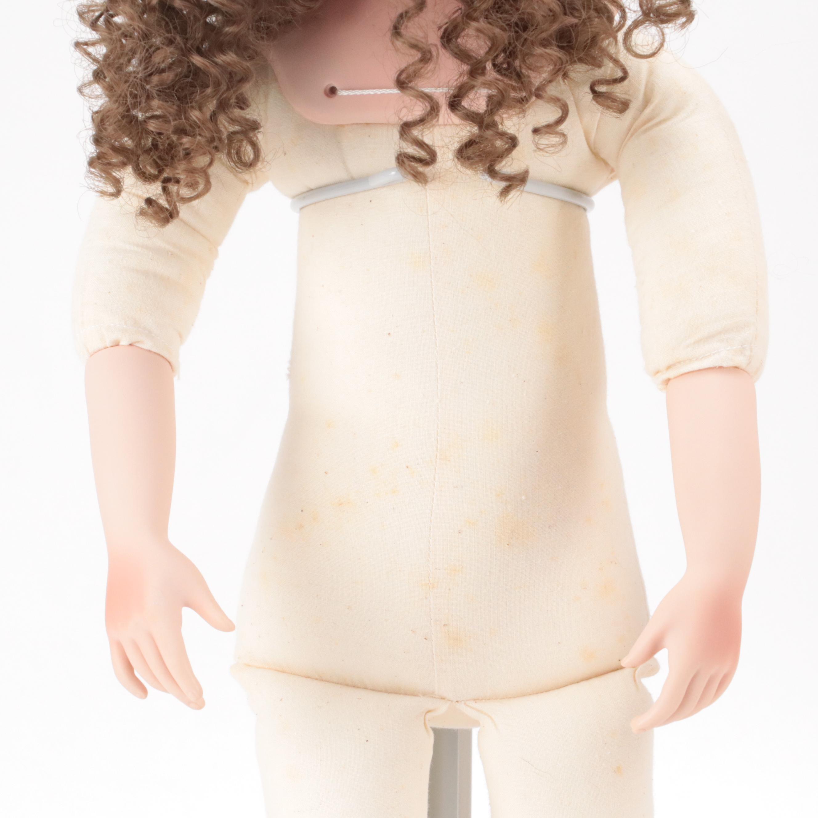 Jennifer Esteban "Elena" Porcelain Doll with Other Vinyl and Porcelain Dolls