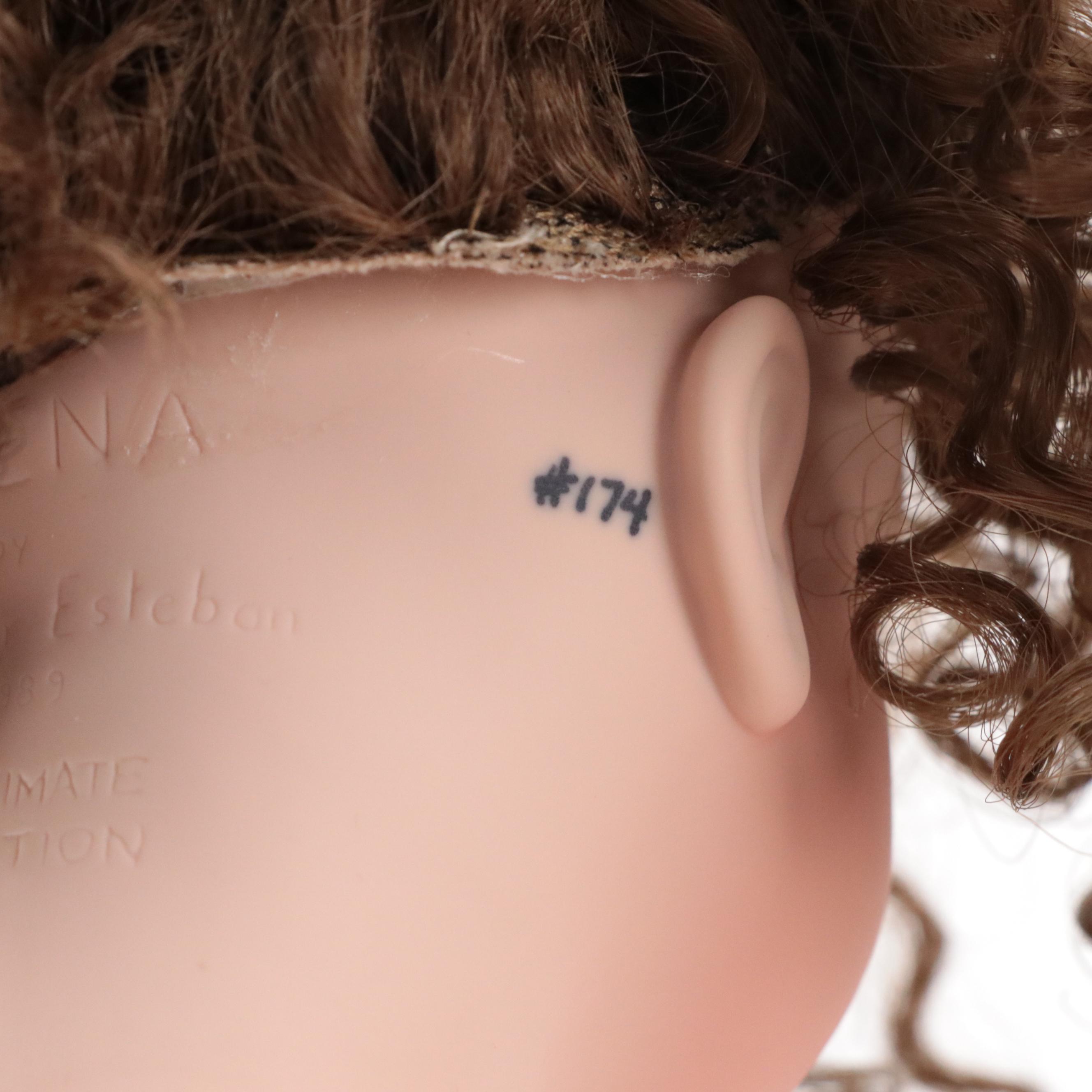 Jennifer Esteban "Elena" Porcelain Doll with Other Vinyl and Porcelain Dolls